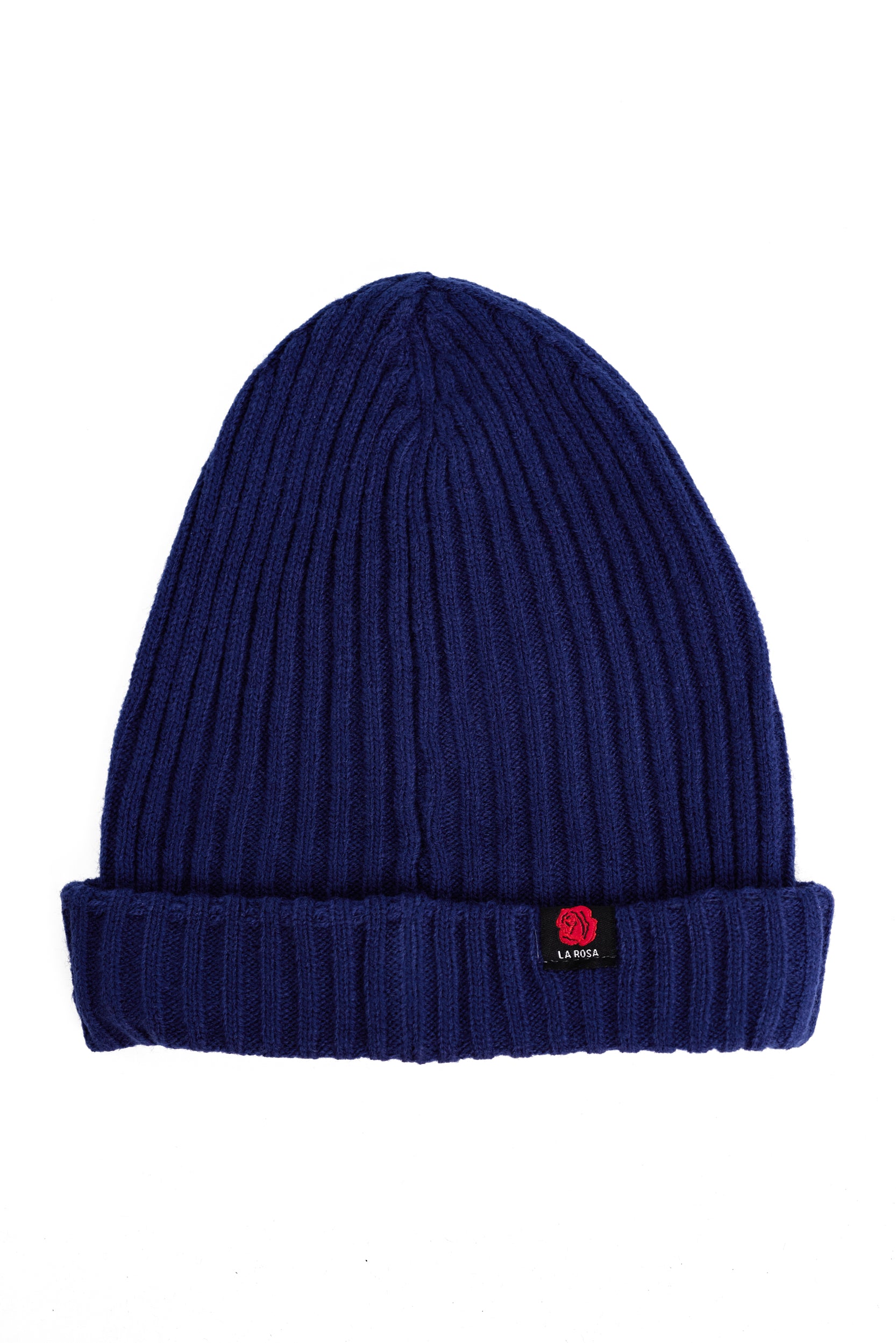 BEANIE 'ROSE WOOL' - NAVY BLUE