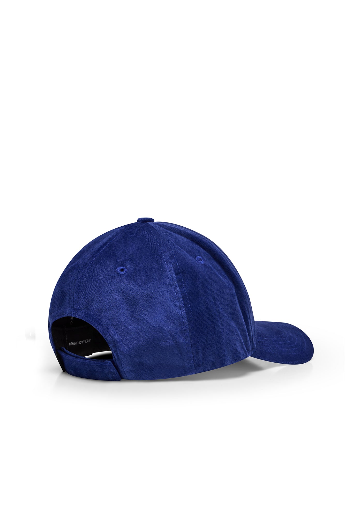 LA ROSA 'BLUEY' SUEDE BASEBALL CAP - BLUE