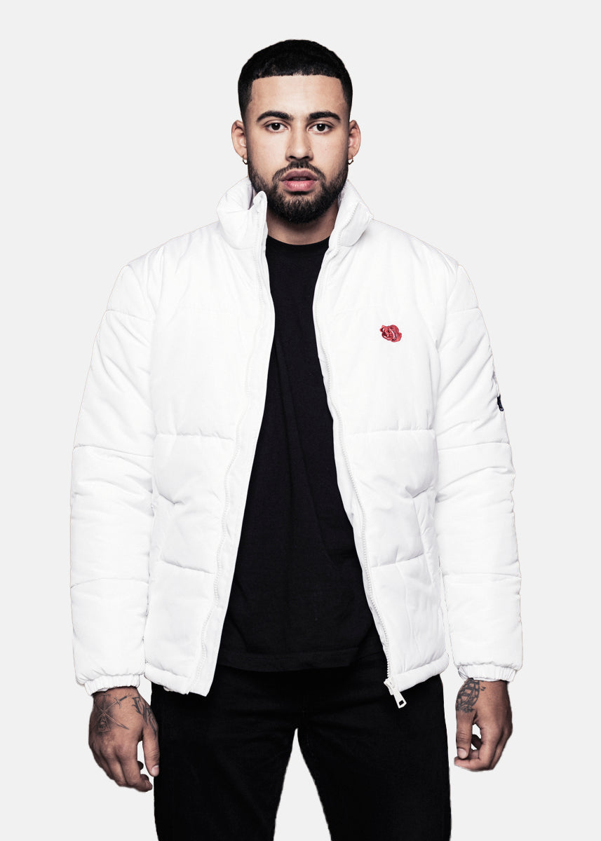 ROSE PUFFER JAKKE - HVID