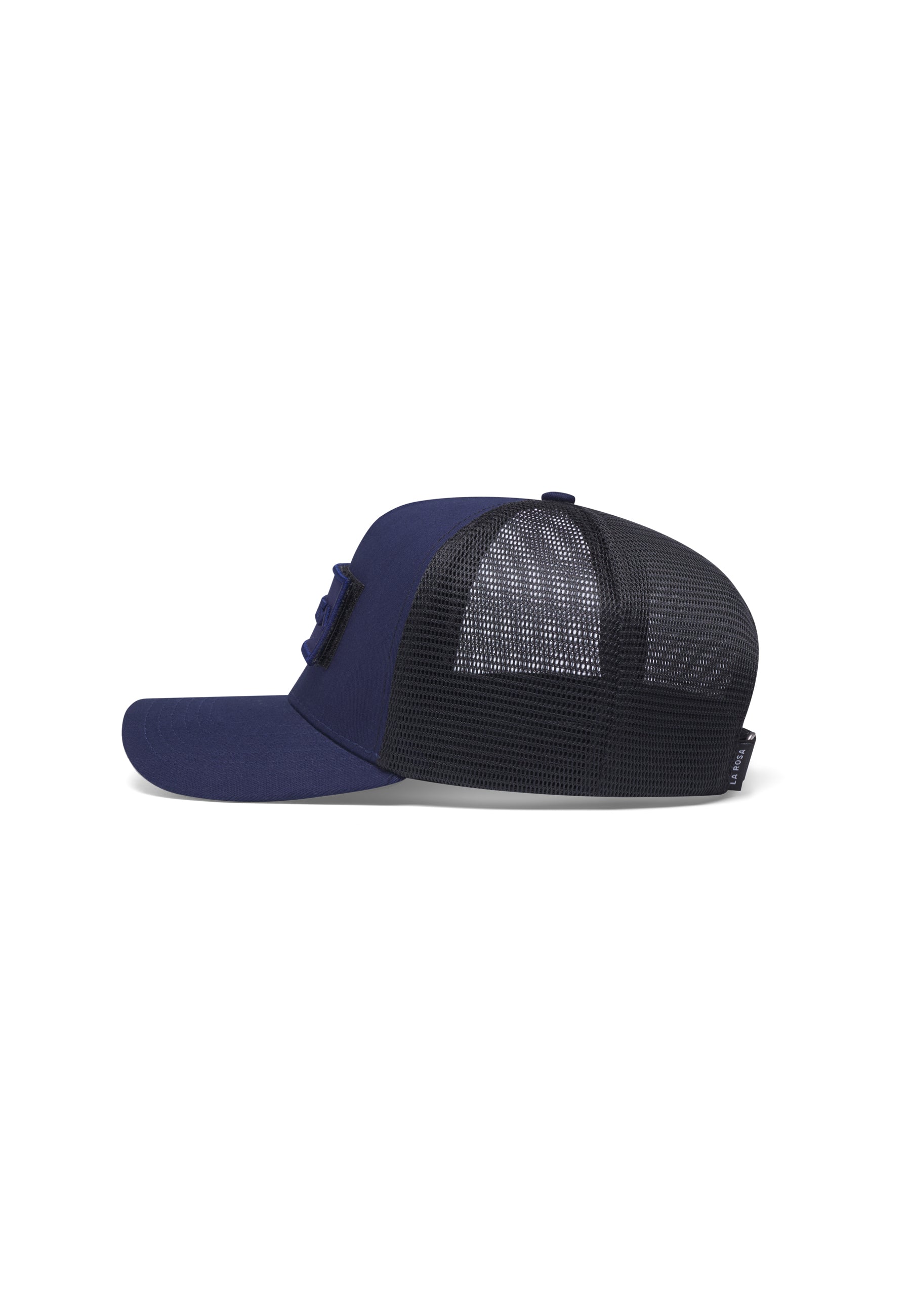 LA ROSA BADGE TRUCKER BASEBALL CAP - NAVY BLUE