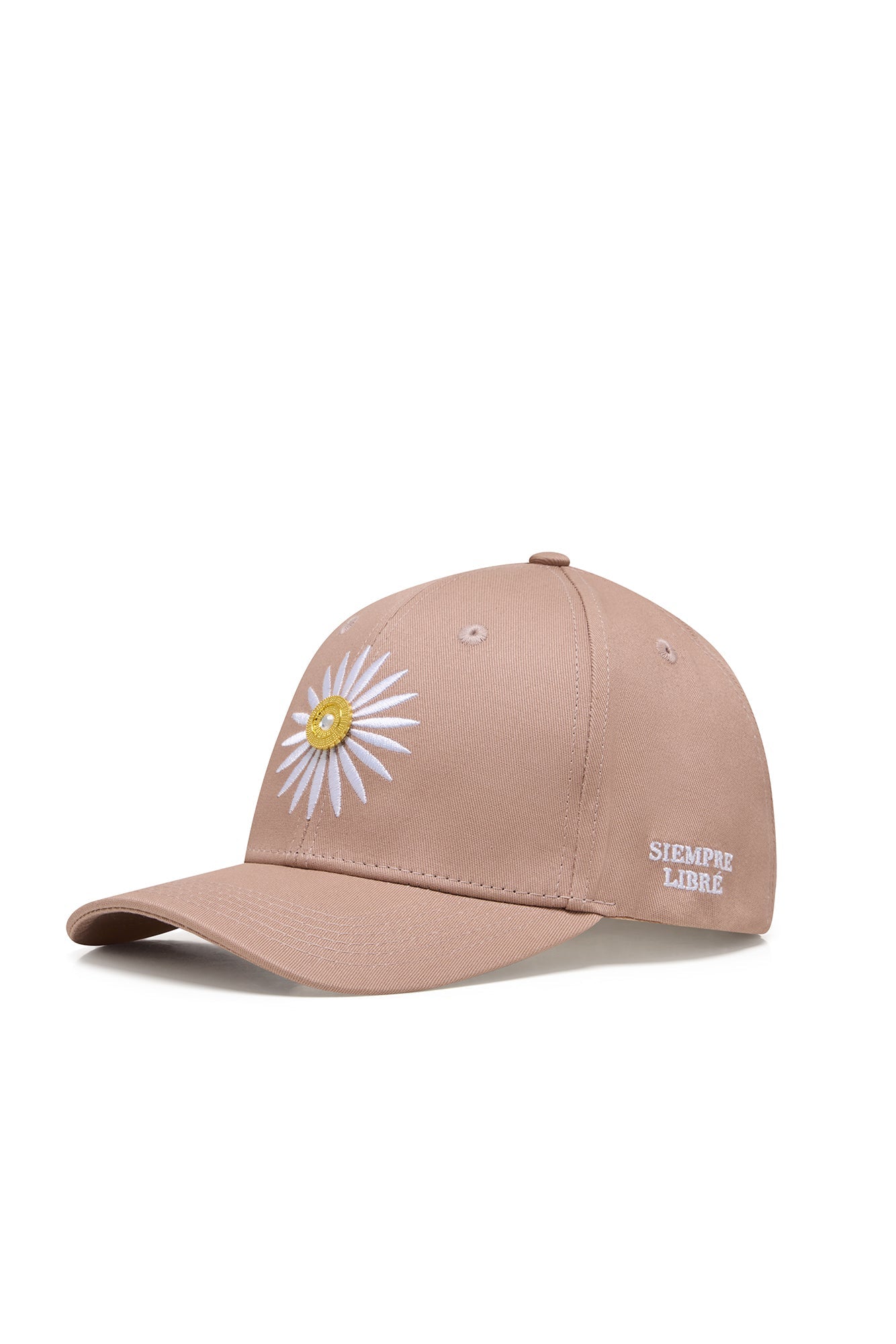 LA ROSA 'SIEMPRE LIBRÉ' BASEBALL CAP - BEIGE - LA ROSA