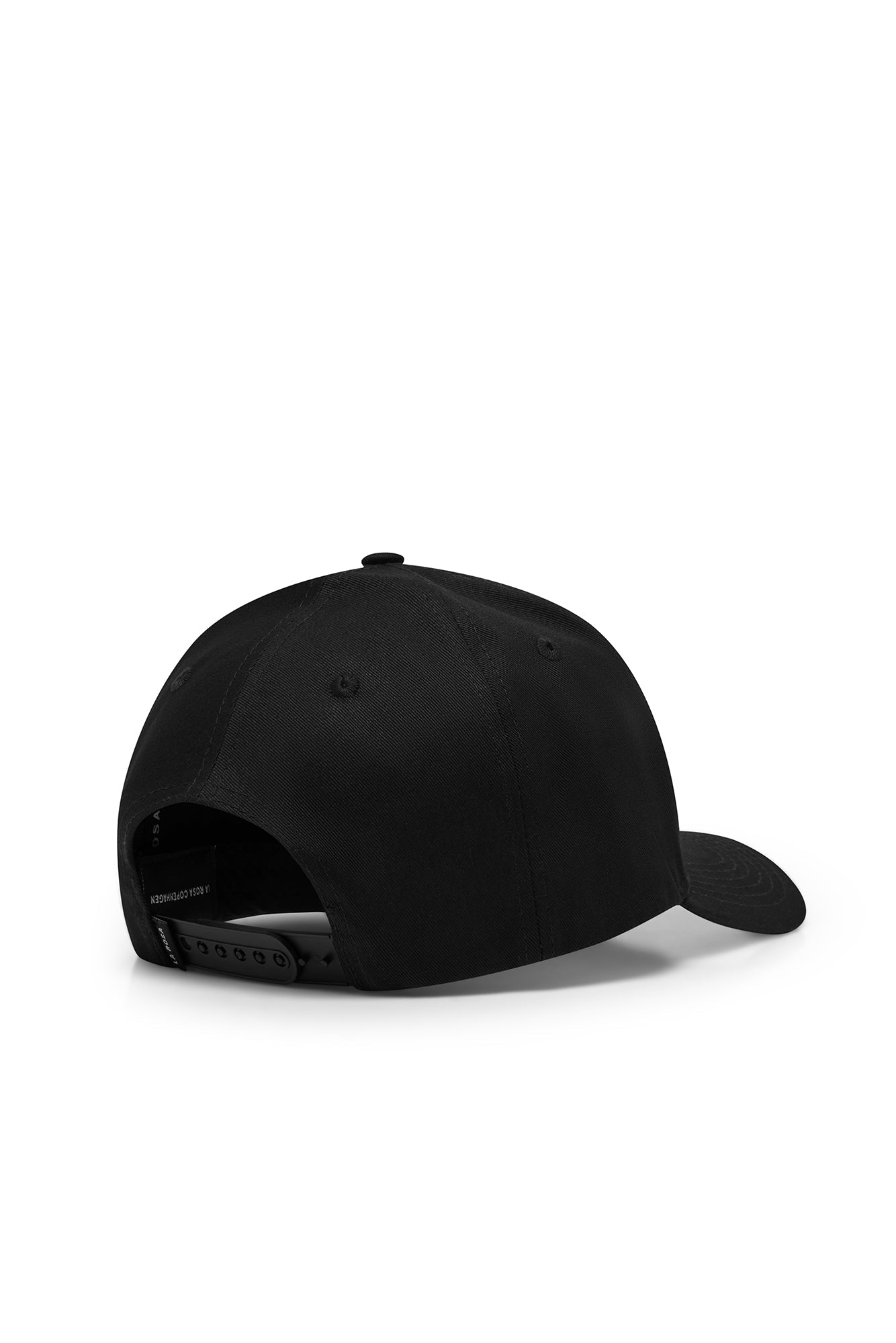 LA ROSA 'TRIPLE ROSE' BASEBALL CAP - BLACK - LA ROSA