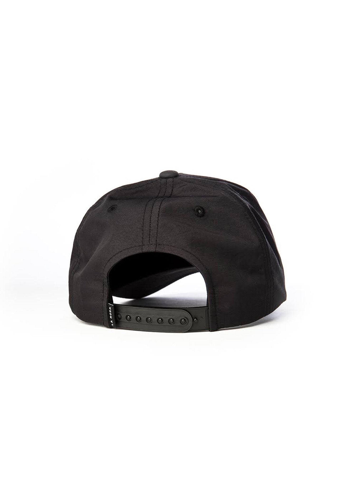 Logo Cap - Black 'Gold Logo' - LA ROSA