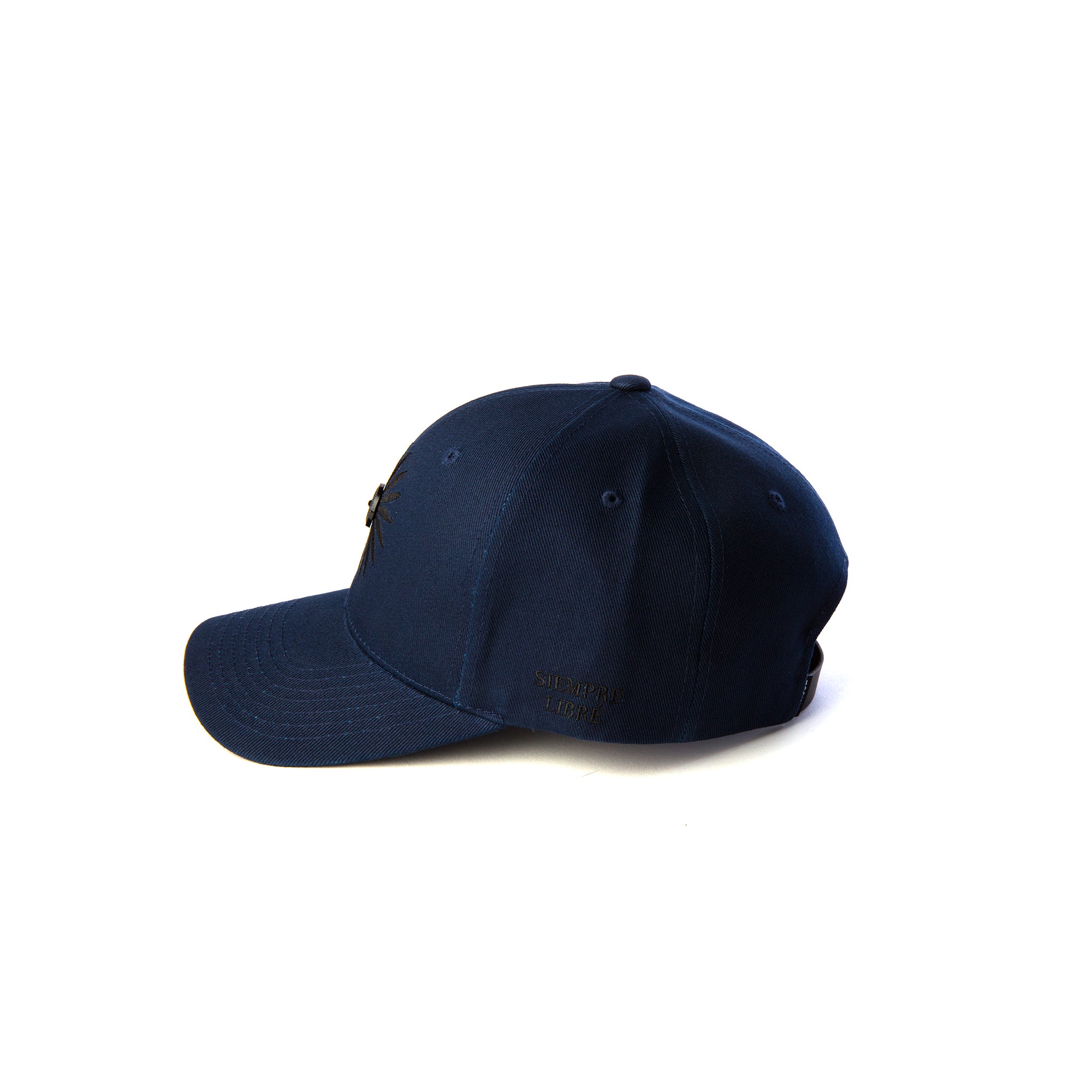 SIEMPRE LIBRÈ NAVY BLACK BASEBALL CAP - LA ROSA COPENHAGEN