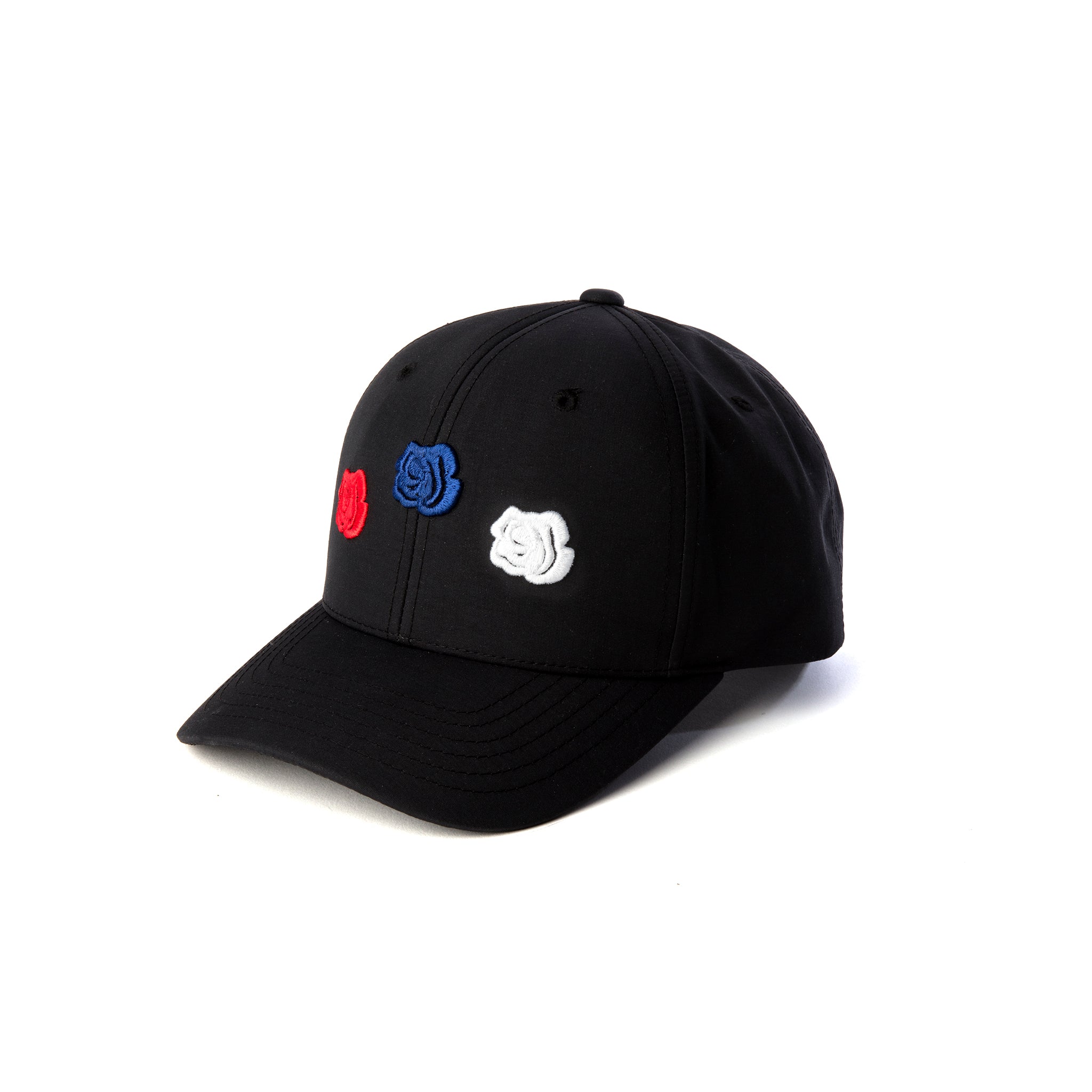 BLACK TRIPLE ROSE CAP - LA ROSA COPENHAGEN