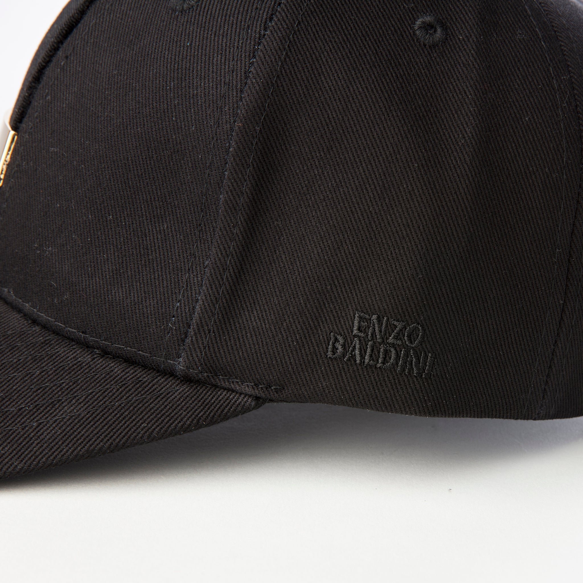 ENZO BALDINI BLACK GOLD BASEBALL CAP - LA ROSA COPENHAGEN