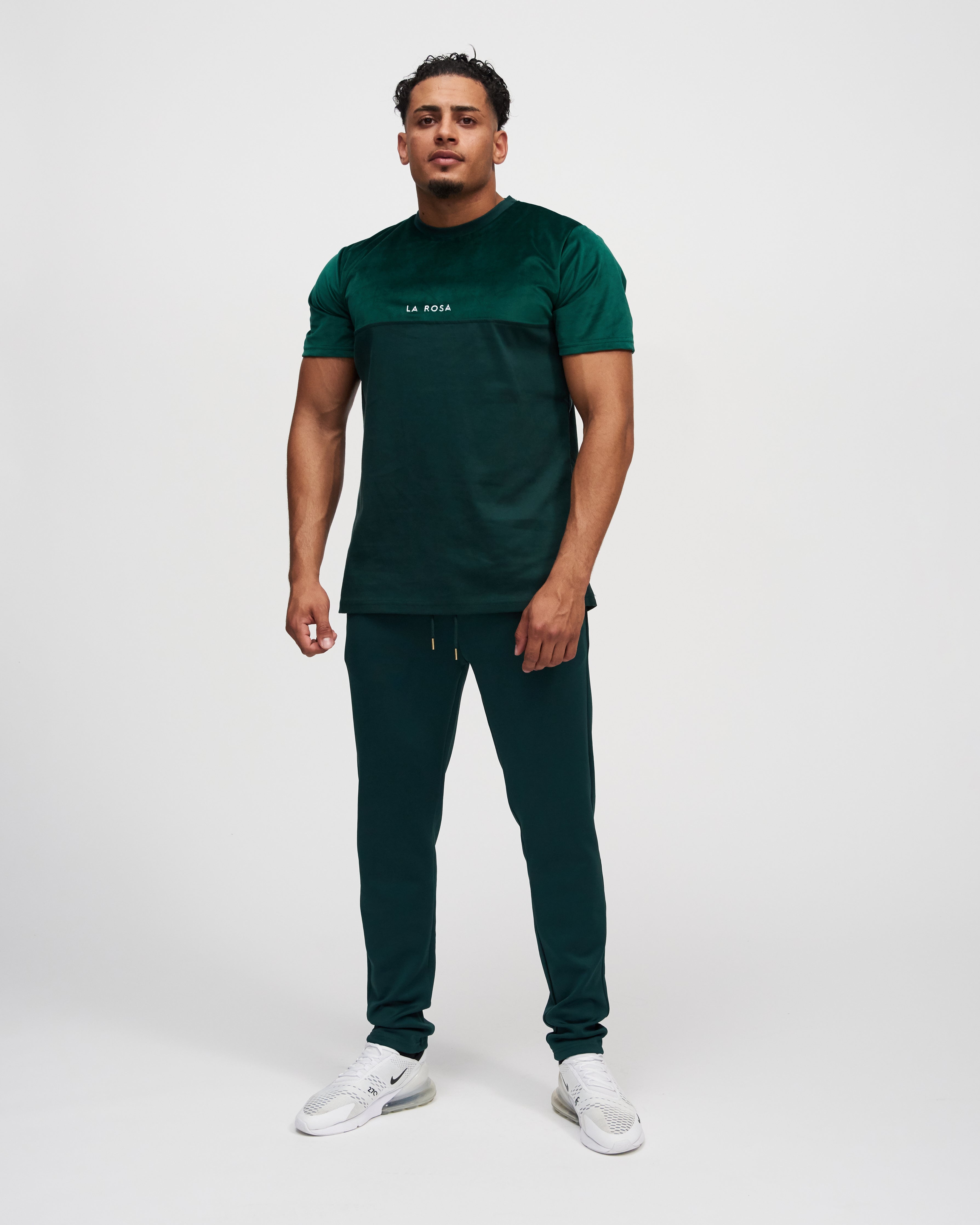LA ROSA 'ROLEY GREEN VELVET' TEE - LA ROSA COPENHAGEN