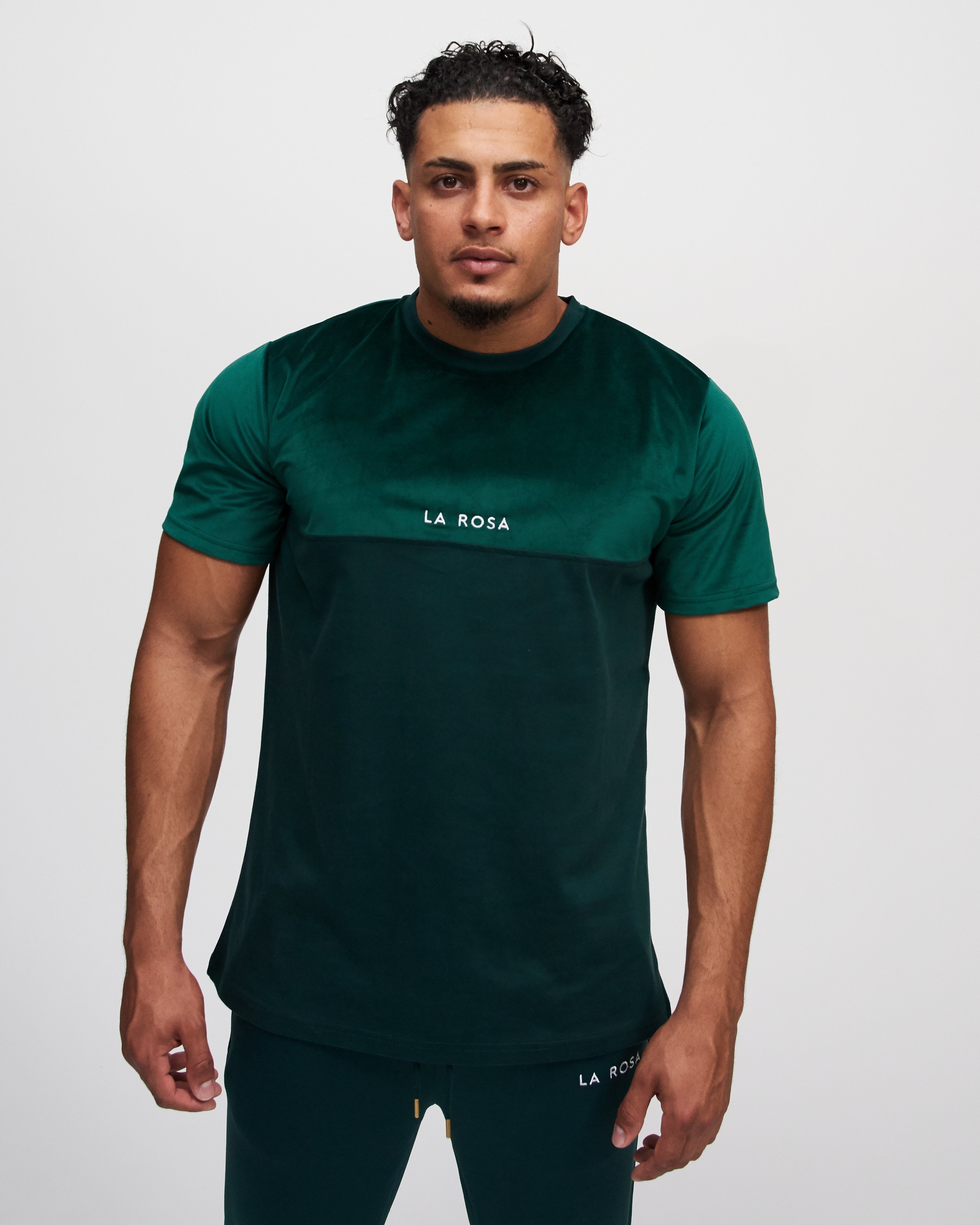 LA ROSA 'ROLEY GREEN VELVET' TEE - LA ROSA COPENHAGEN
