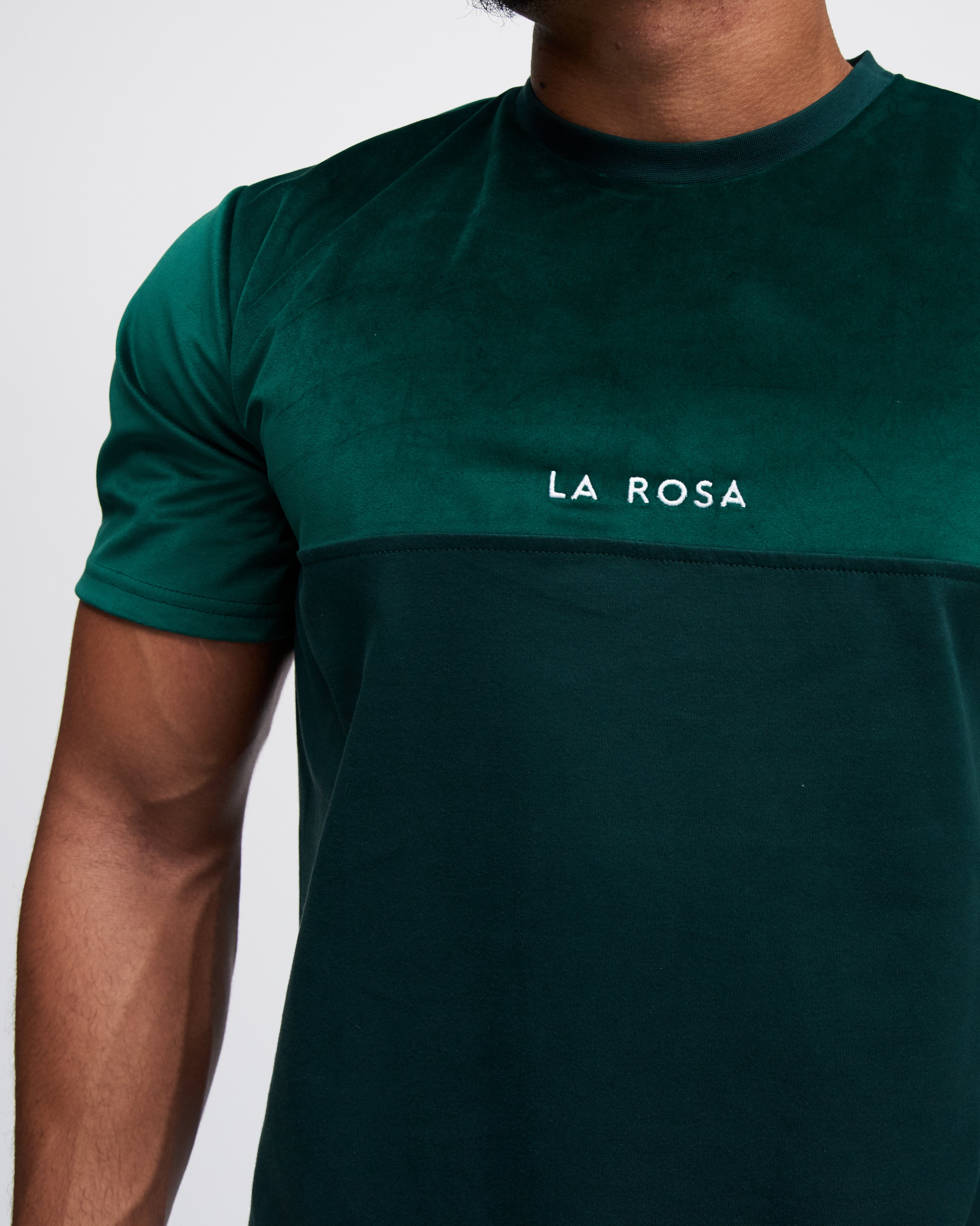 LA ROSA 'ROLEY GREEN VELVET' TEE - LA ROSA COPENHAGEN