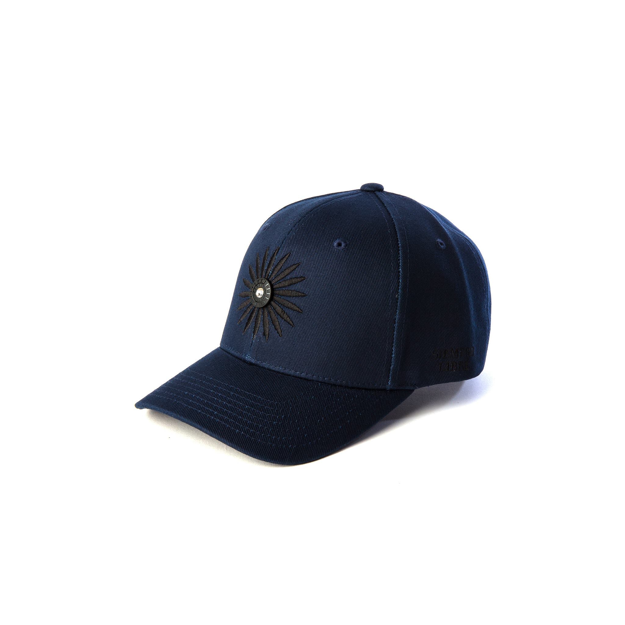 SIEMPRE LIBRÈ NAVY BLUE BASEBALL CAP - LA ROSA COPENHAGEN
