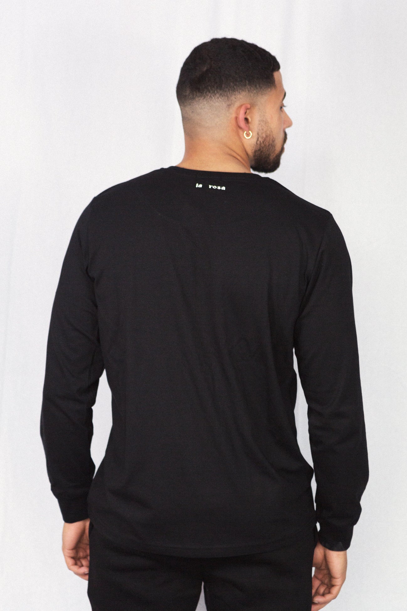 TEE 'ORIGINAL ROSE LANGÆRMER' - SORT