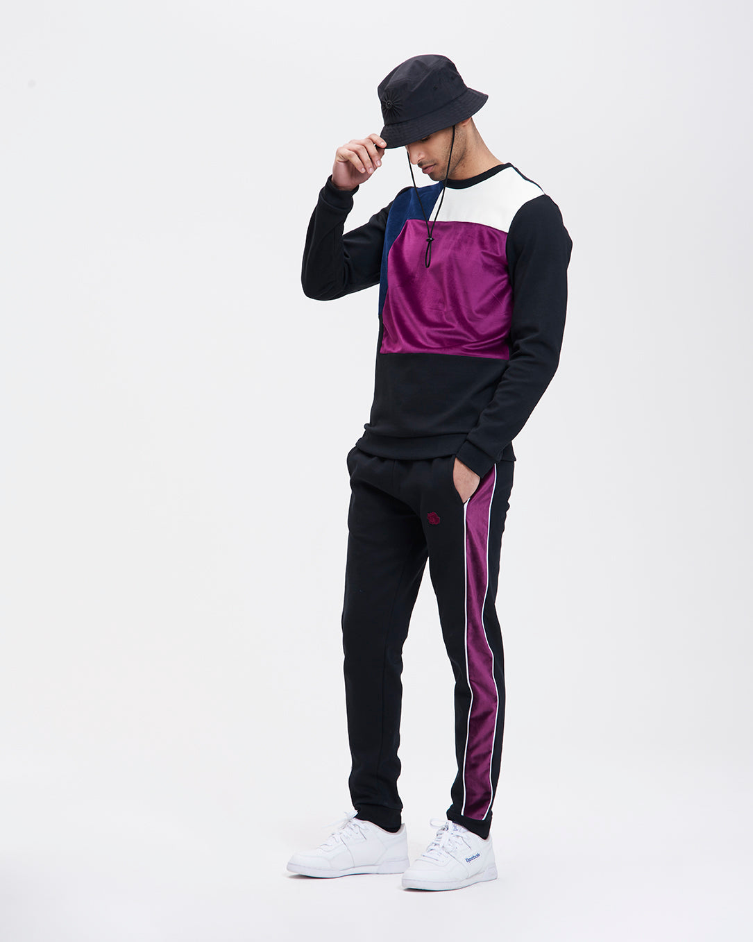 TRICOLOUR CREWNECK - LA ROSA COPENHAGEN