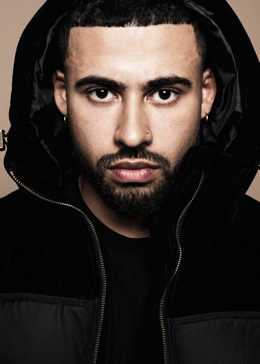 DOWN JACKET - BLACK VELVET