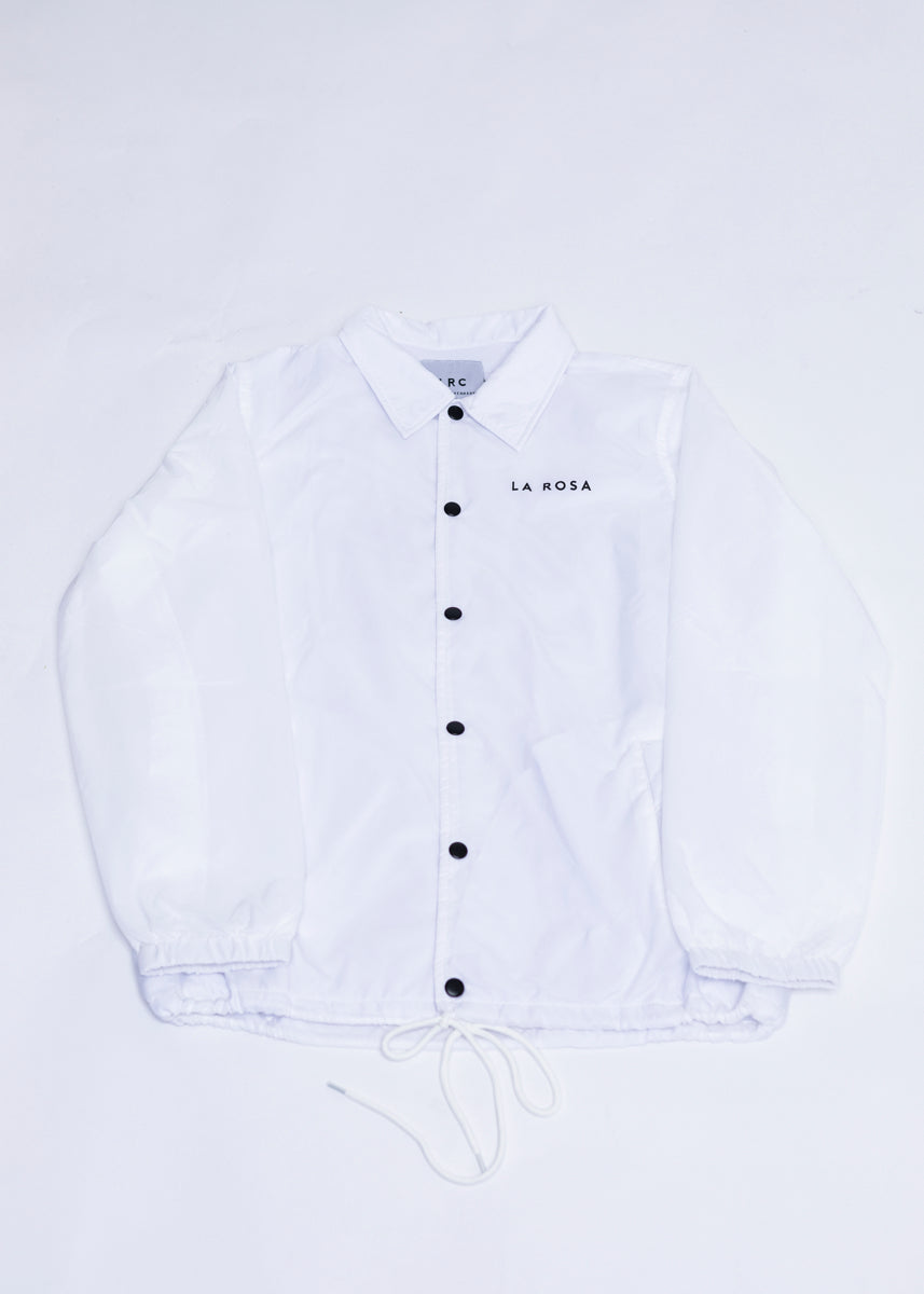 COACH JACKET - White 'RIDE OR DIE'