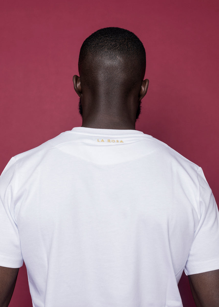 TEE 'MINI GOLD ROSE' - HVID