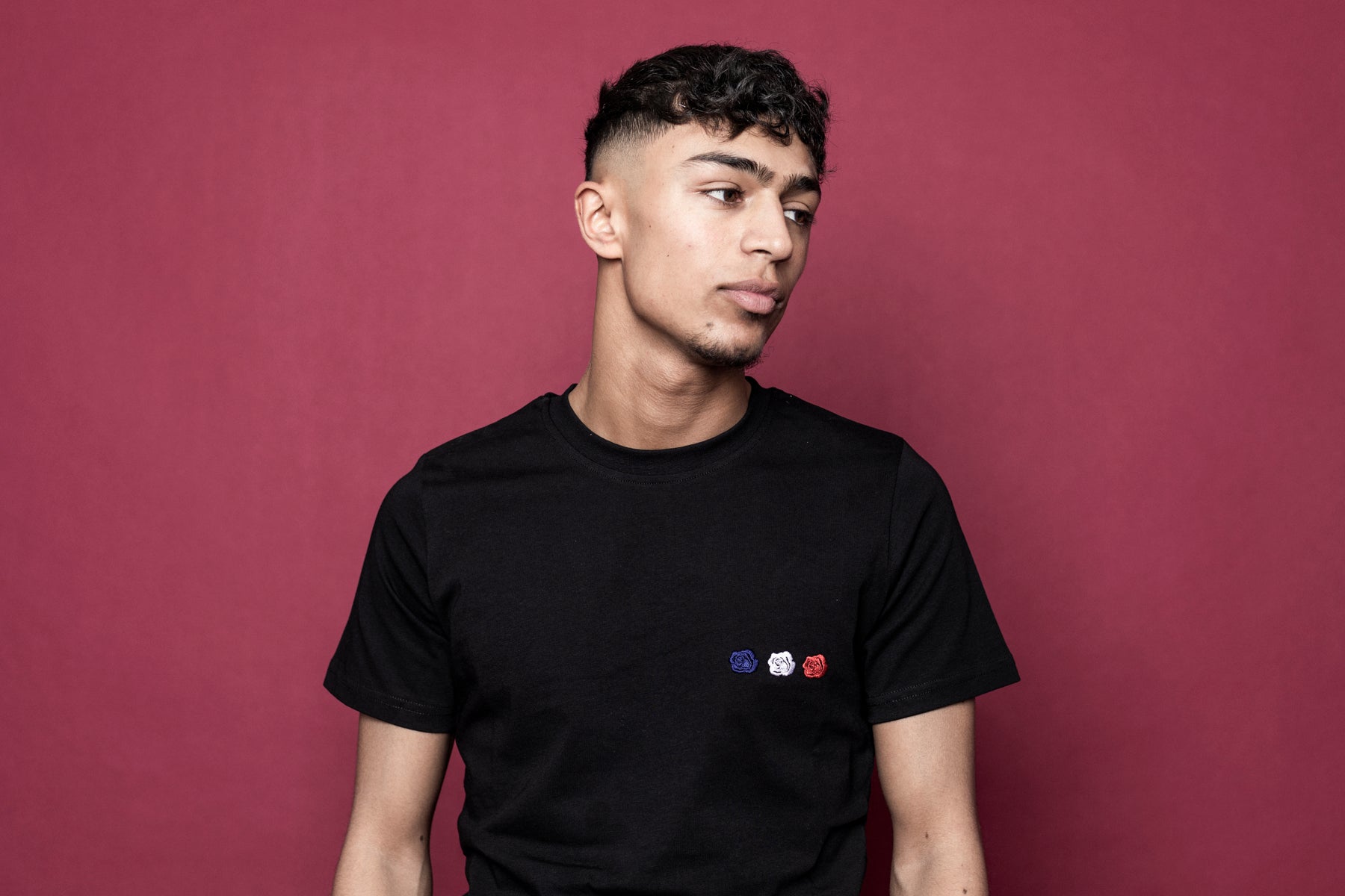 TEE 'MINI ROSE TEE' - SORT