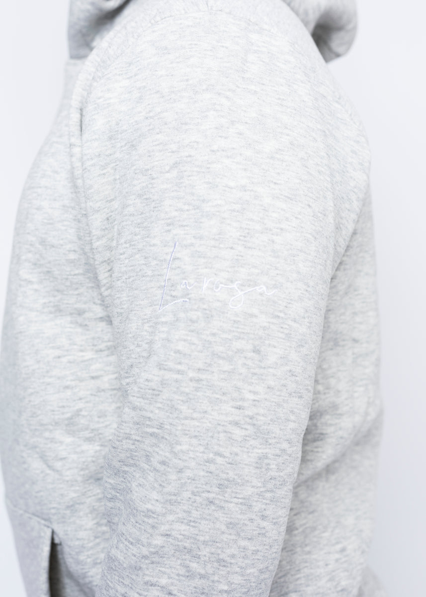 HOODIE - TRIPLE ROSE GRÅ