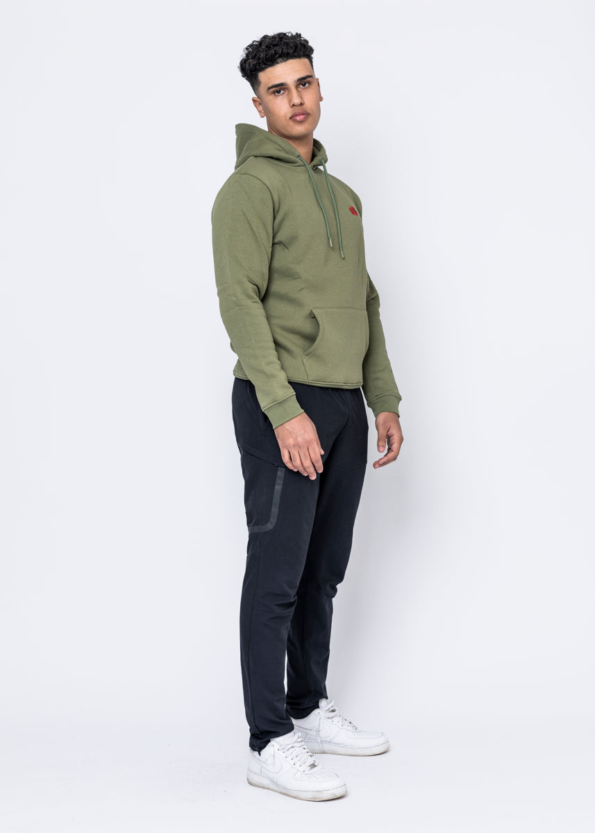 HOODIE - ROSE ARMY GREEN