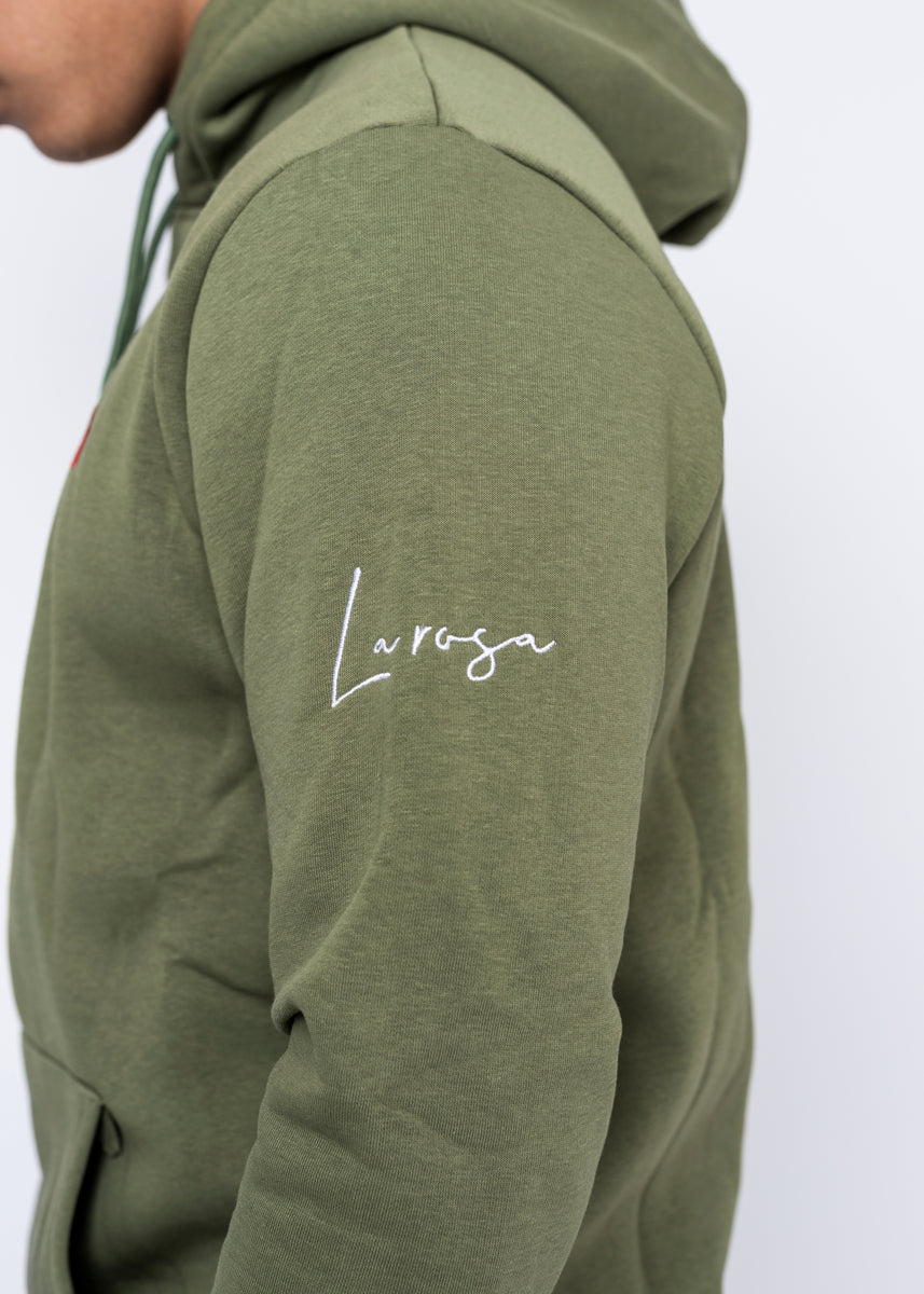 HOODIE - ROSE ARMY GREEN