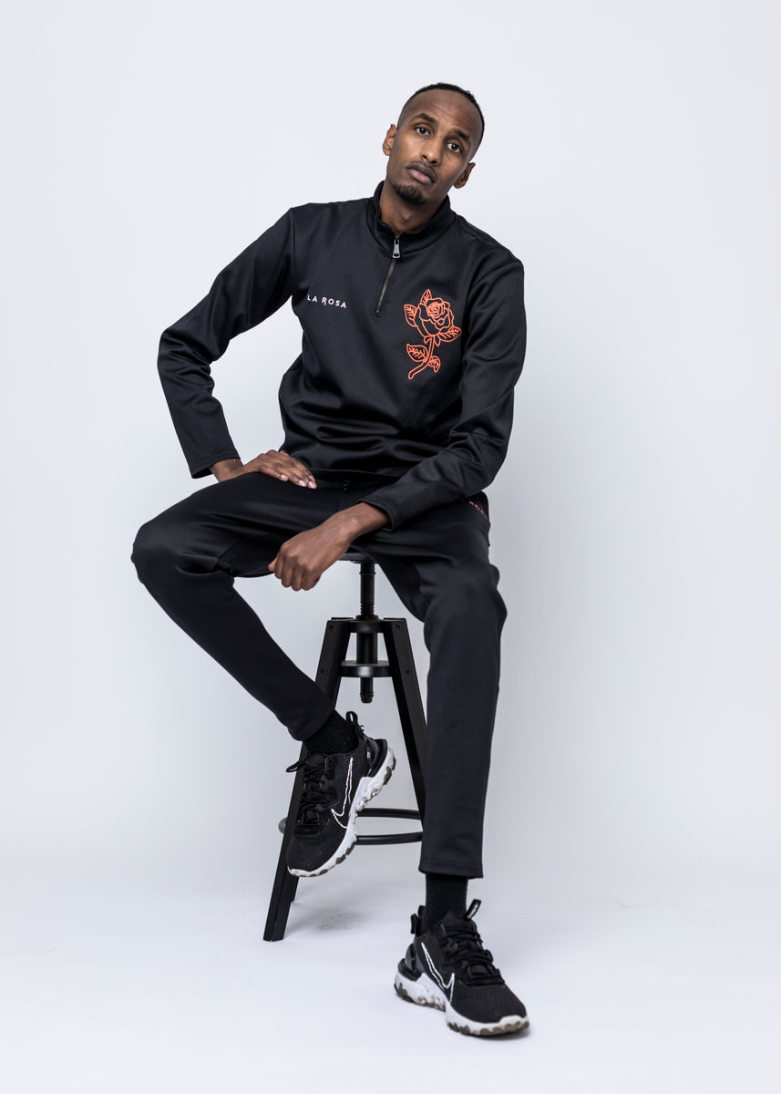 TRACKSUIT 'FINE SUIT BIG ROSE' - ORANGE