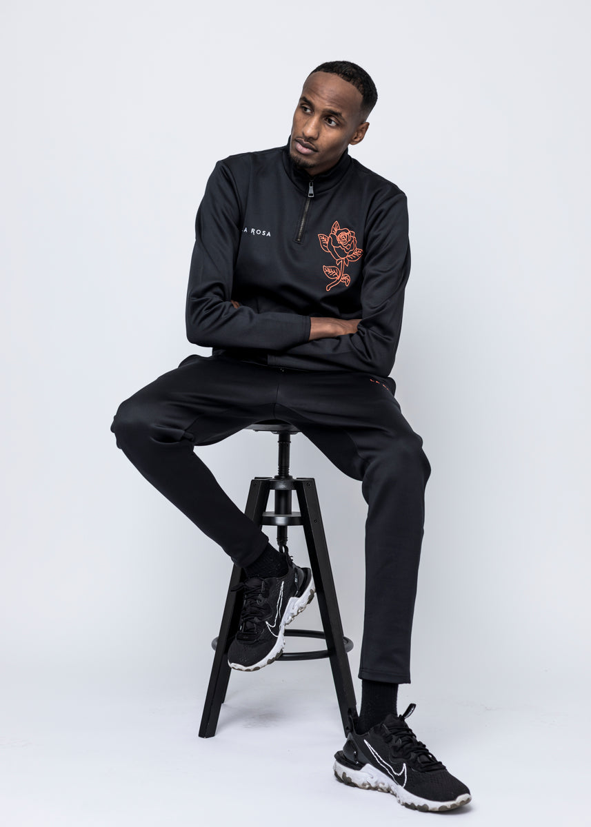 TRACKSUIT 'FINE SUIT BIG ROSE' - ORANGE