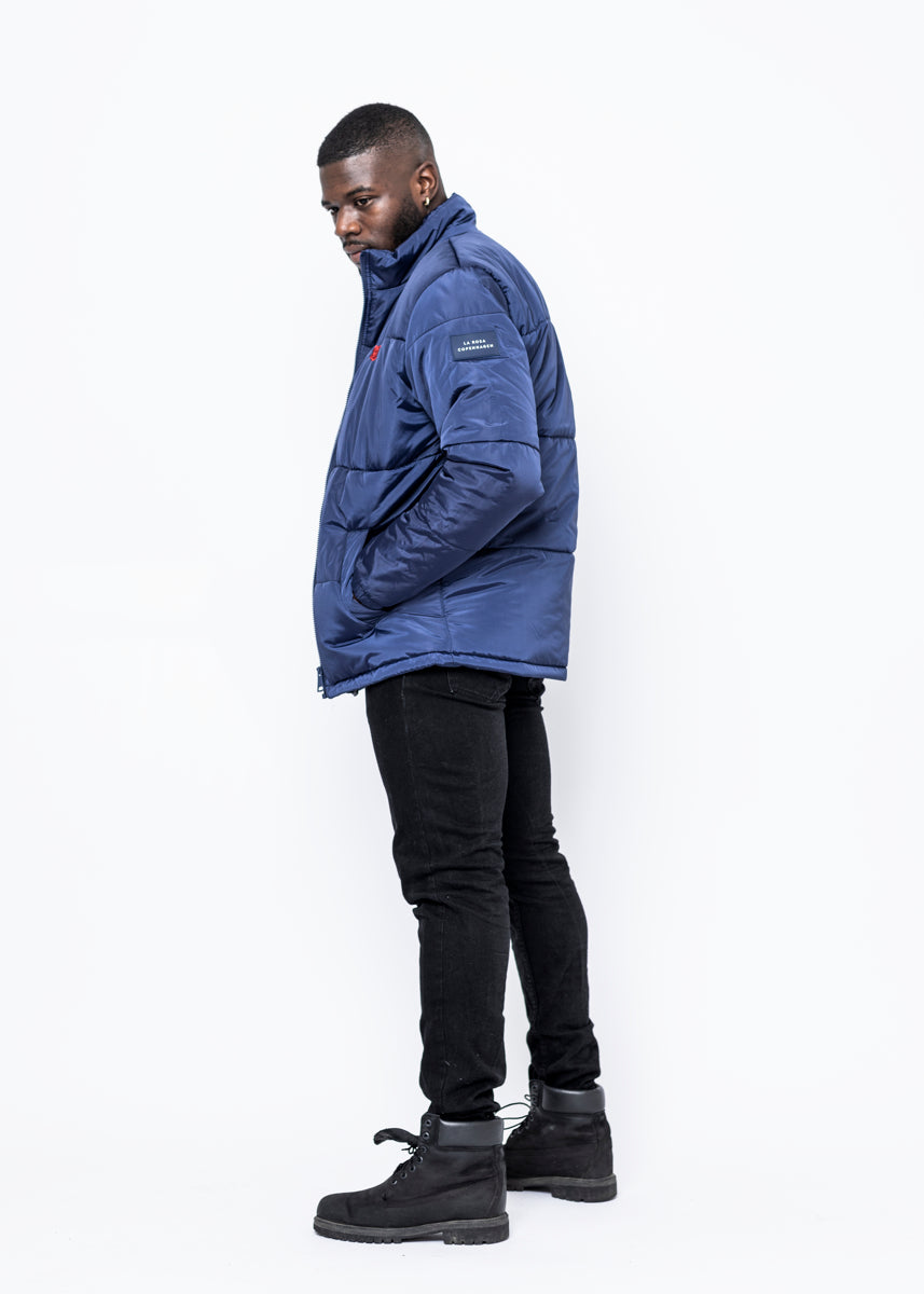 ROSE PUFFER JACKET - BLUE