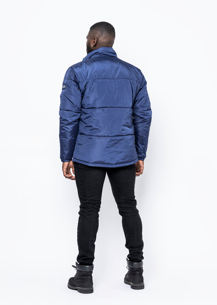 ROSE PUFFER JACKET - BLUE