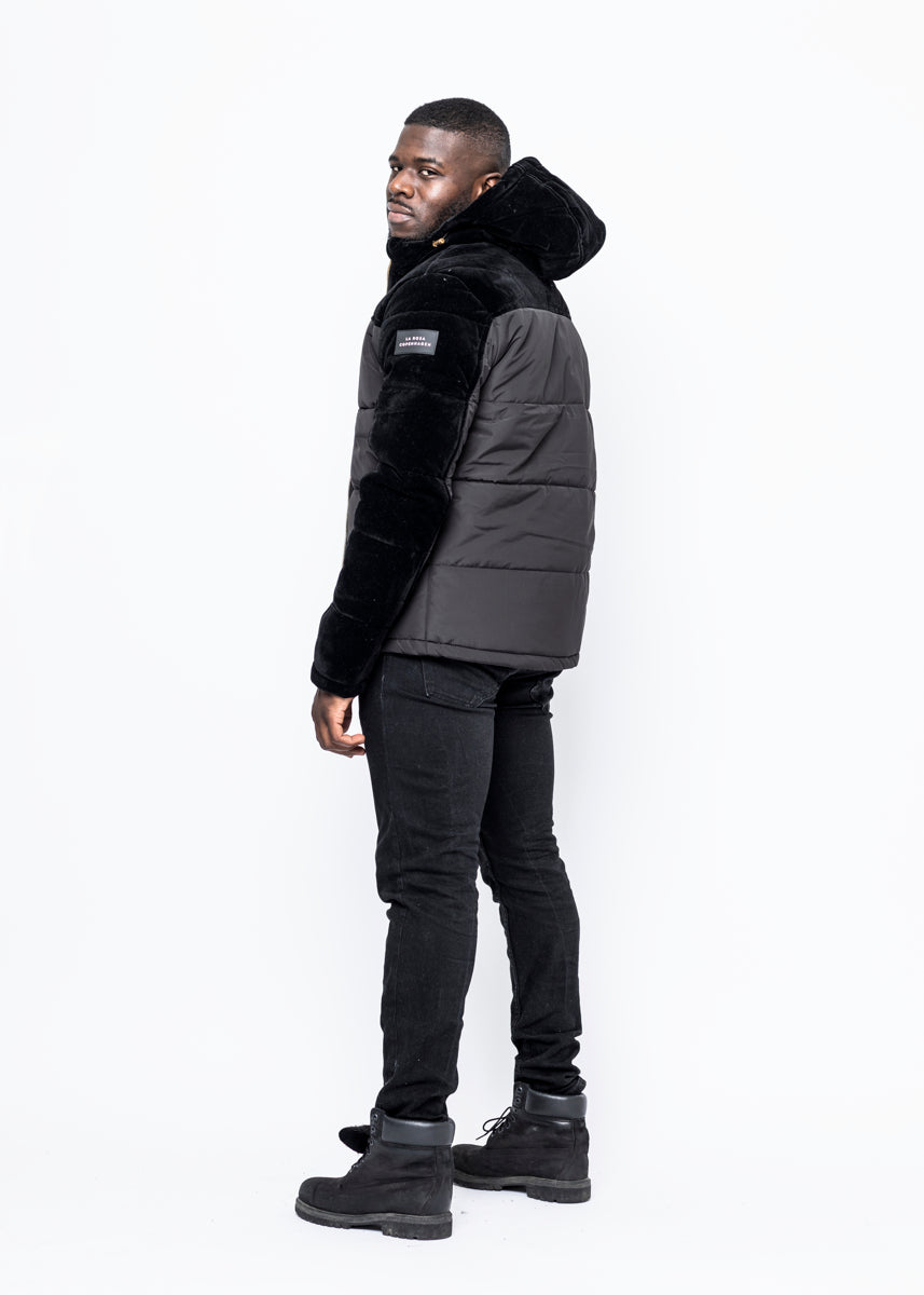 DOWN JACKET - BLACK VELVET