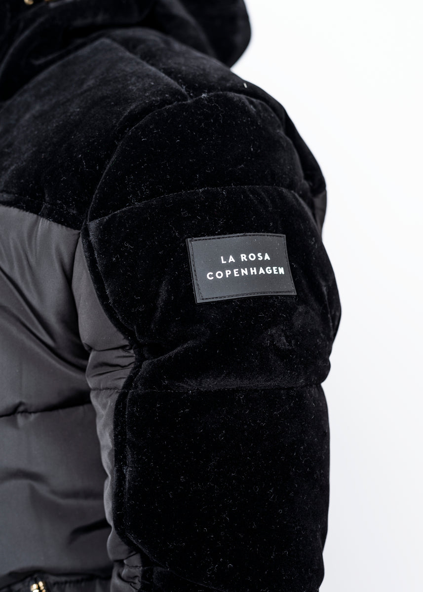 DOWN JACKET - BLACK VELVET