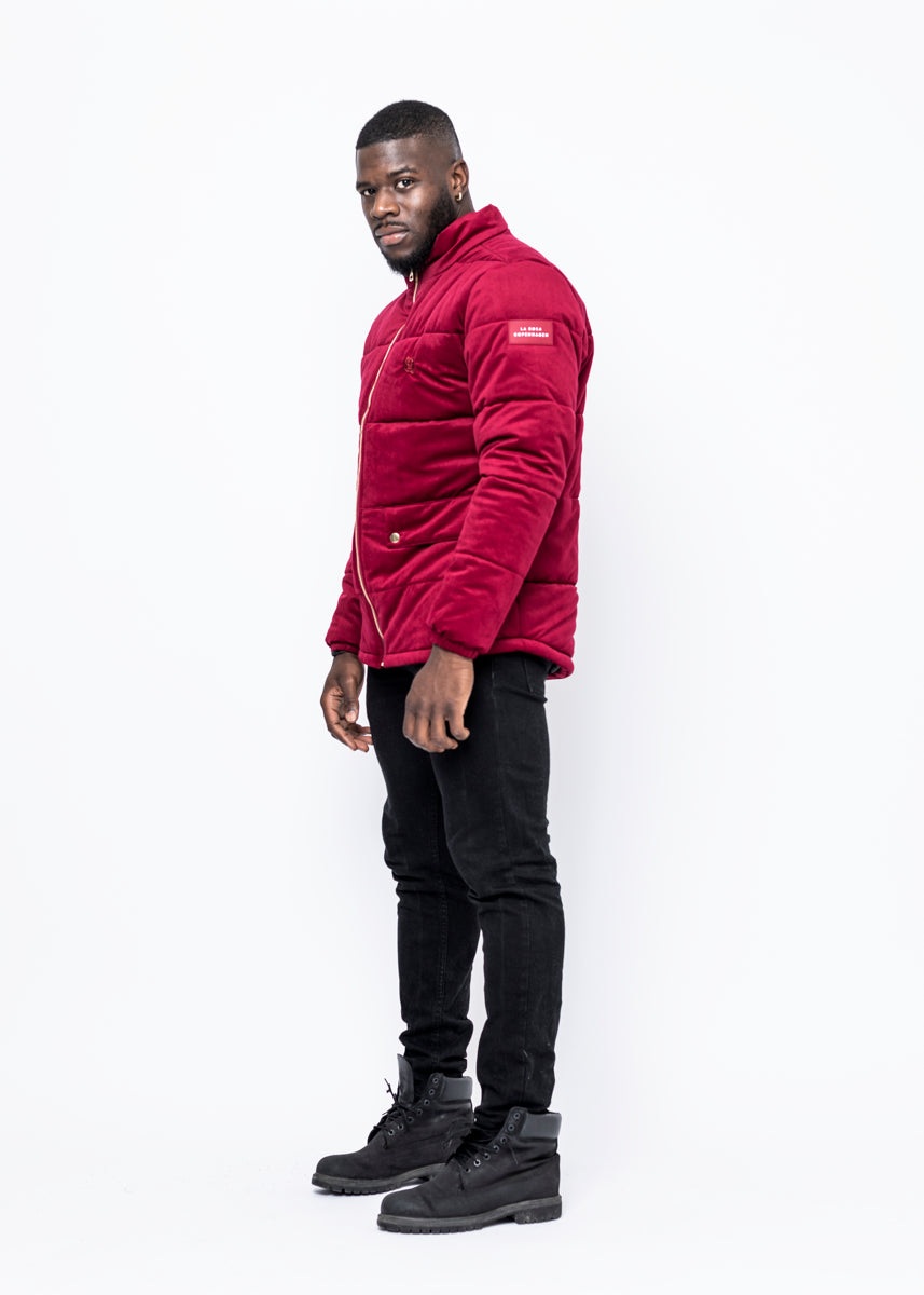 CORDUROY JACKET - BURGUNDY