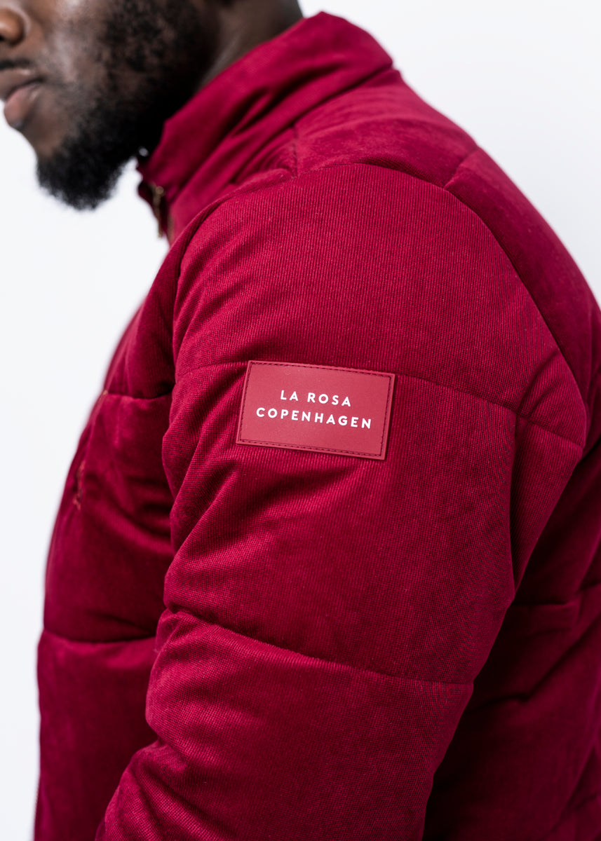 CORDUROY JACKET - BURGUNDY