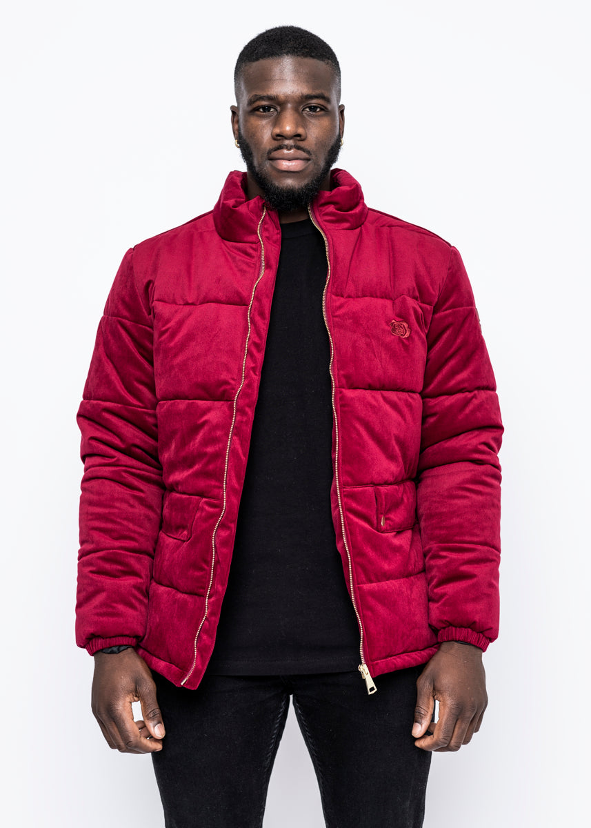 CORDUROY JACKET - BURGUNDY