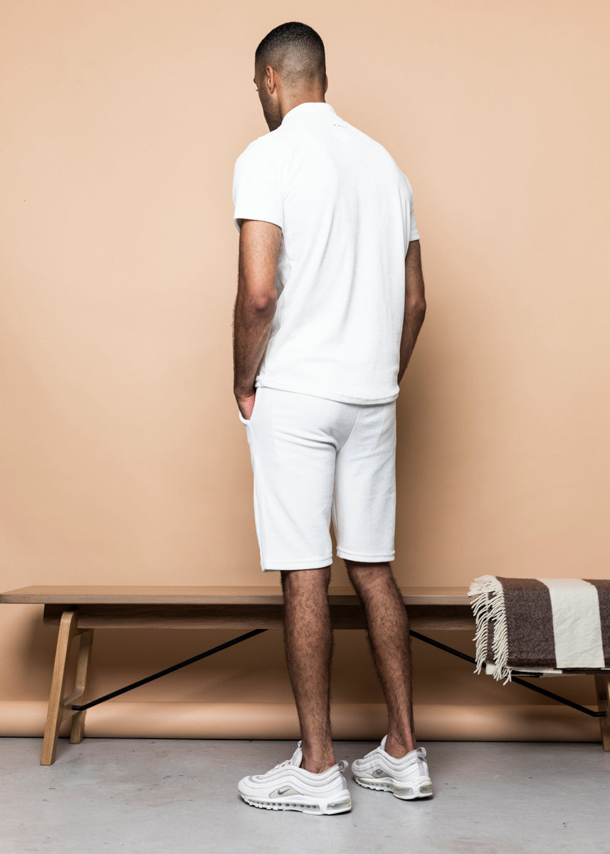 TRACKSUIT 'VELVET BIG ROSE SUMMER SUIT' - HVID