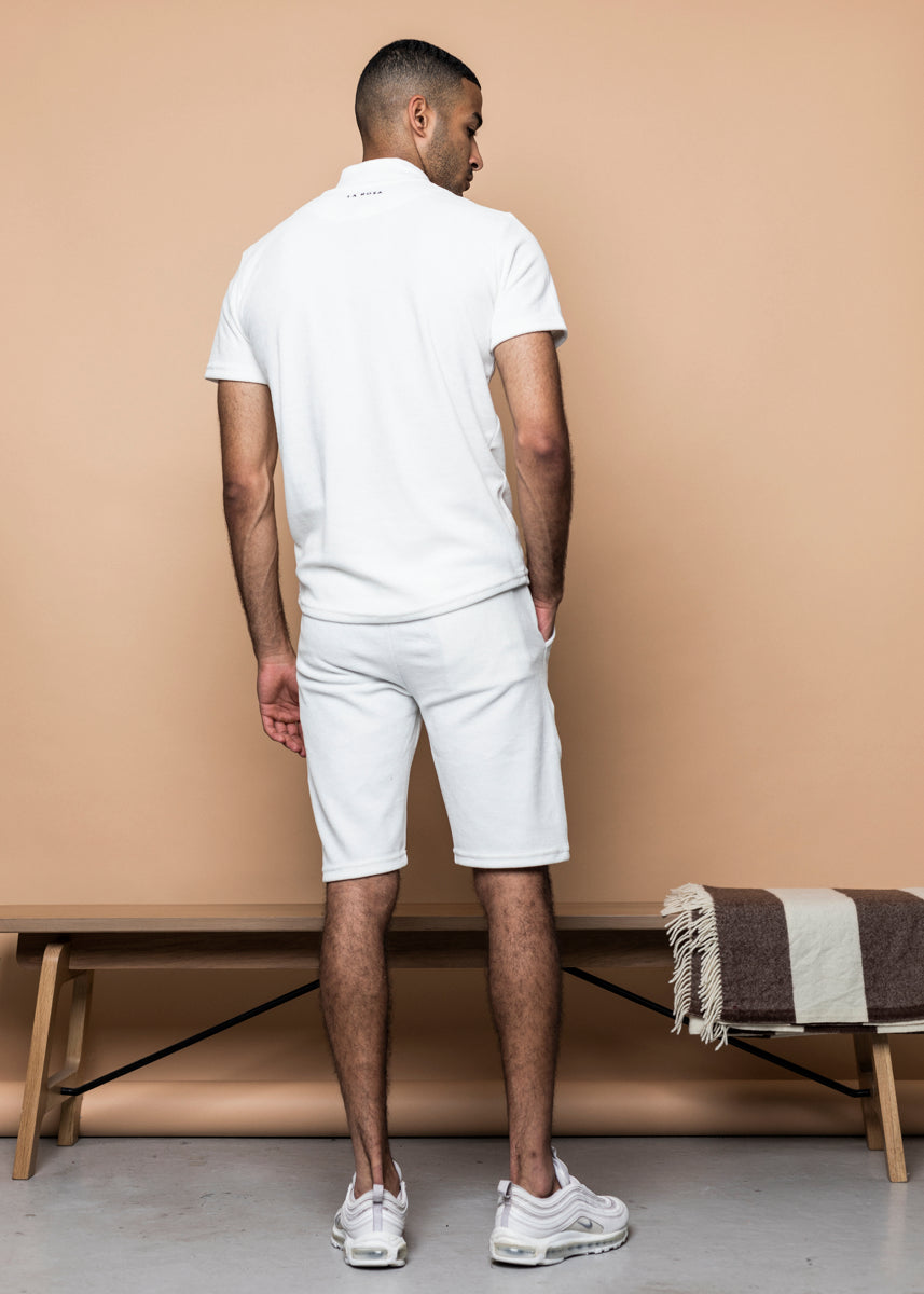 TRACKSUIT 'VELVET BIG ROSE SUMMER SUIT' - HVID