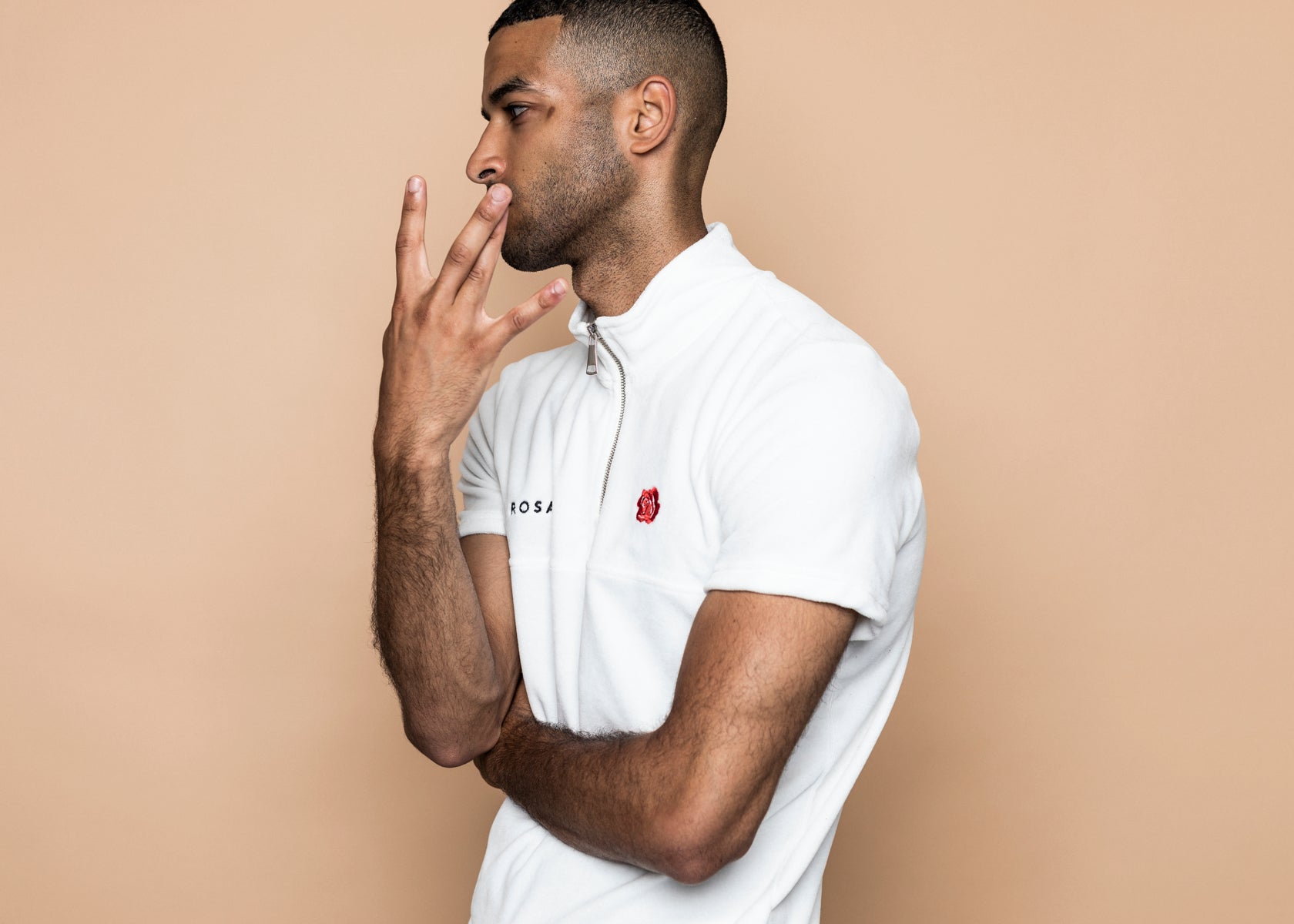 TRACKSUIT 'VELVET RED ROSE TRACKSUIT' - HVID