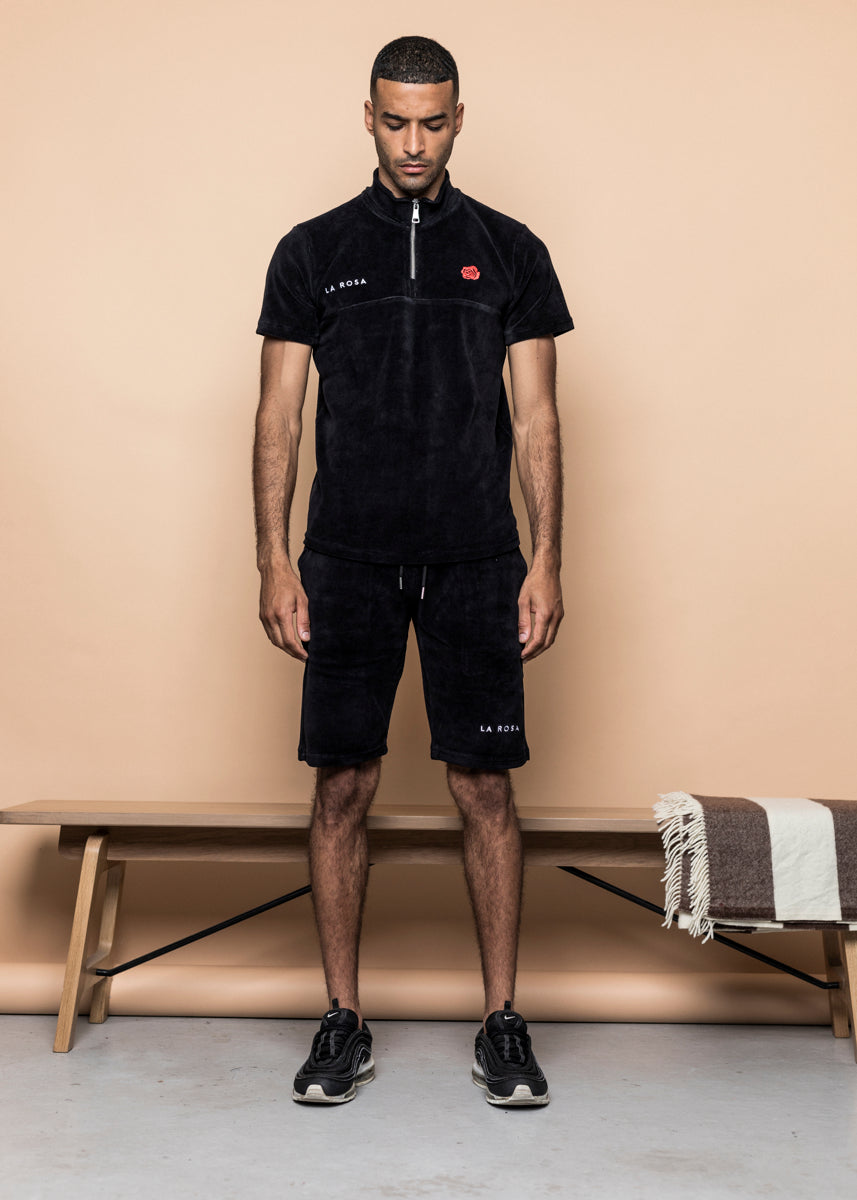 TRACKSUIT 'FLØLLE RØD ROSE SOMMER SUIT' - SORT