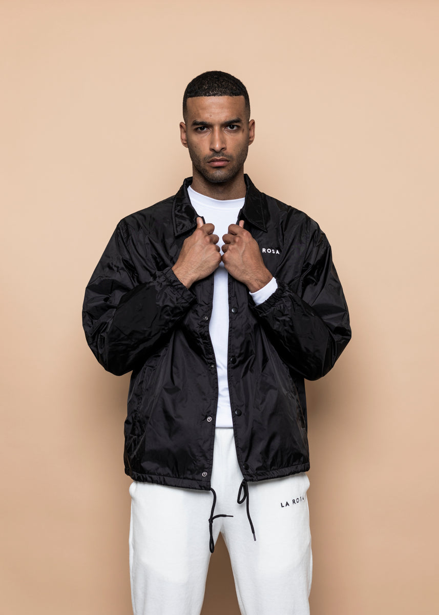 COACH JACKET - Black 'RIDE OR DIE'