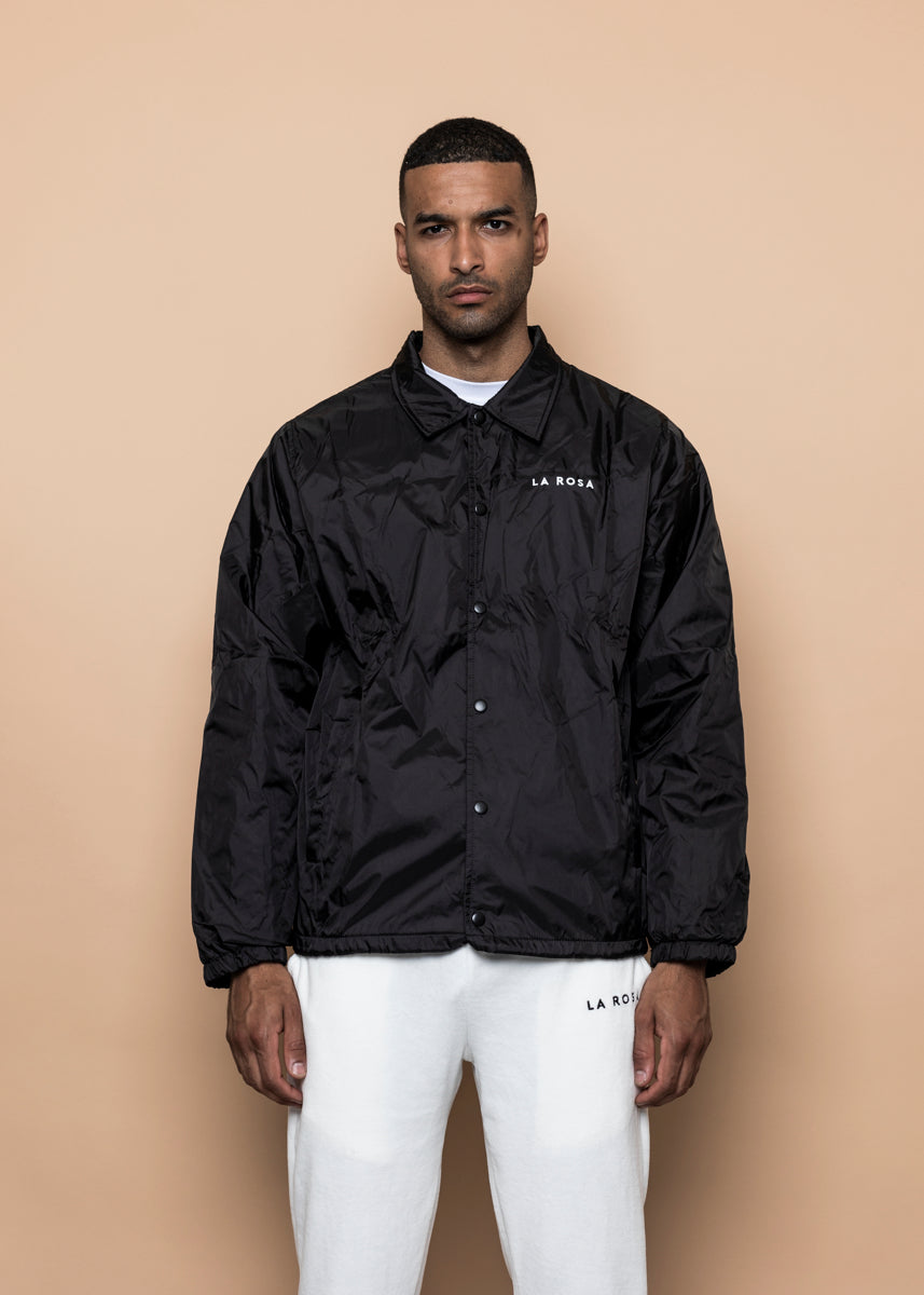 COACH JACKET - Black 'RIDE OR DIE'