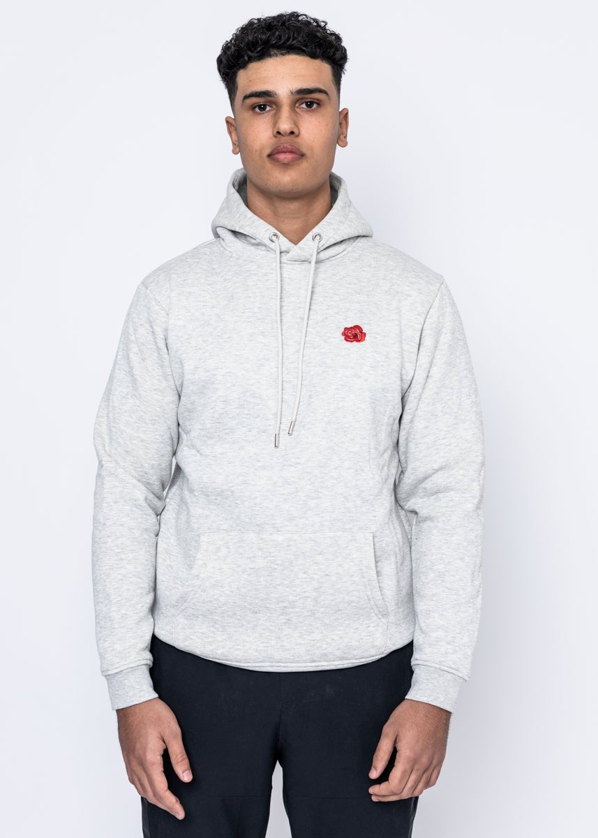 HOODIE - ROSE GREY - LA ROSA