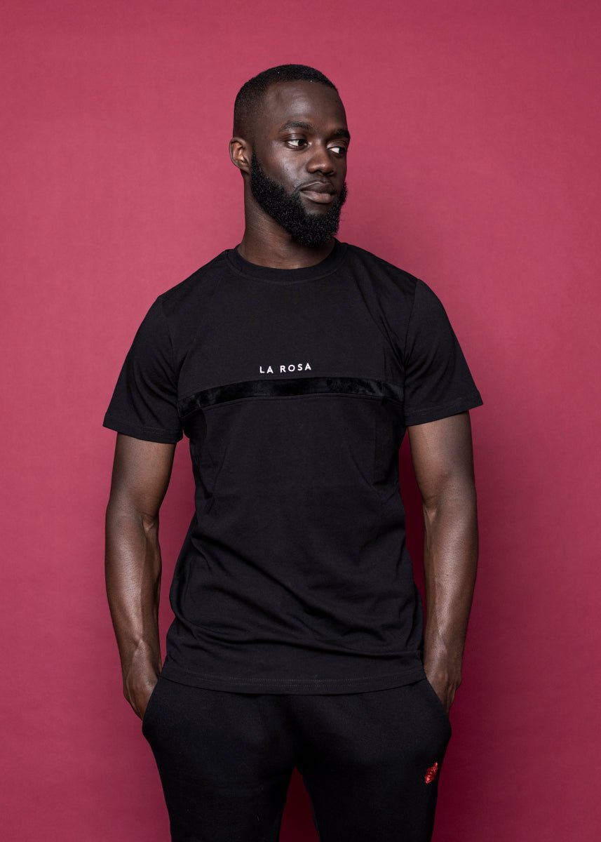 TEE 'BLACK VELVET MID CUT' - BLACK - LA ROSA
