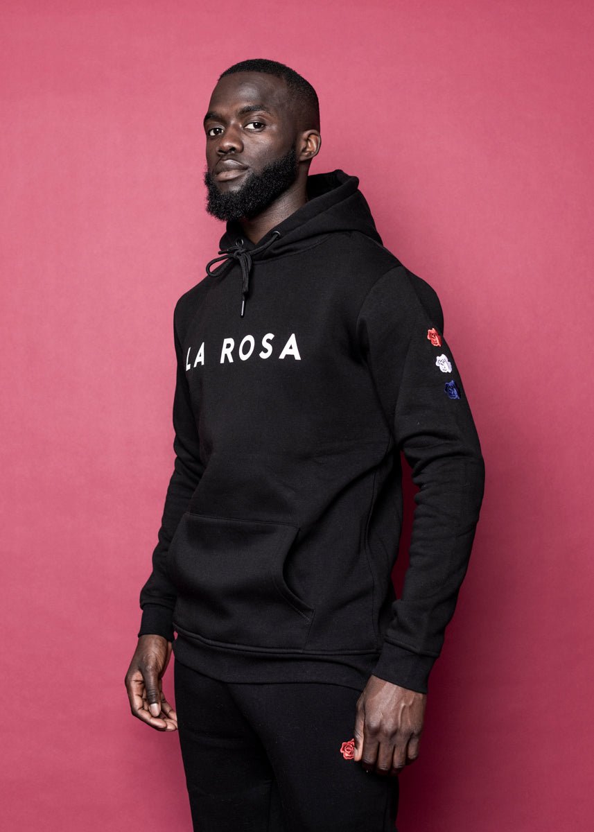 TRACKSUIT 'LOGO TRIPLE ROSE' - BLACK - LA ROSA