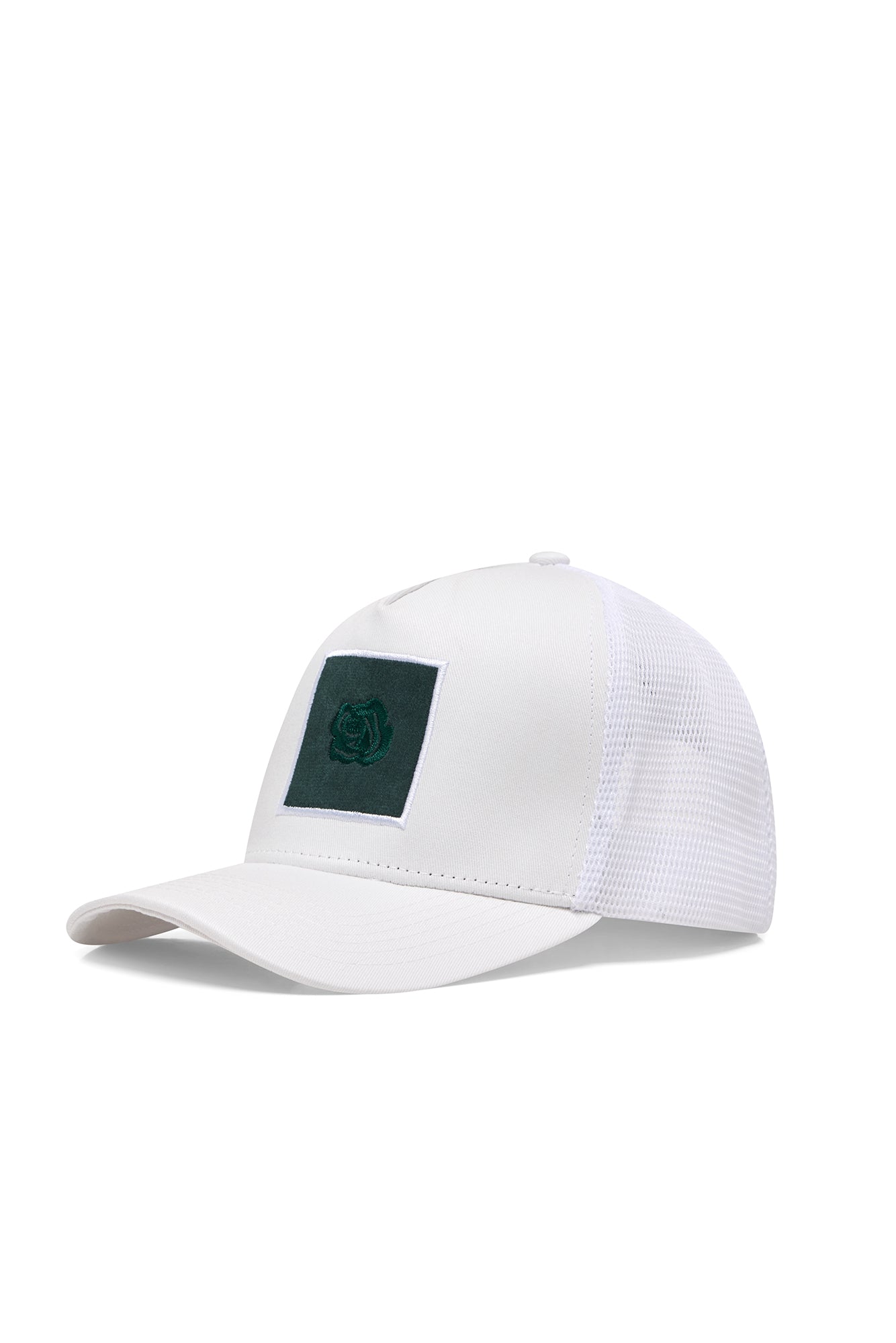 LA ROSA  'MOLINEUX' - WHITE GREEN TRUCKER CAP