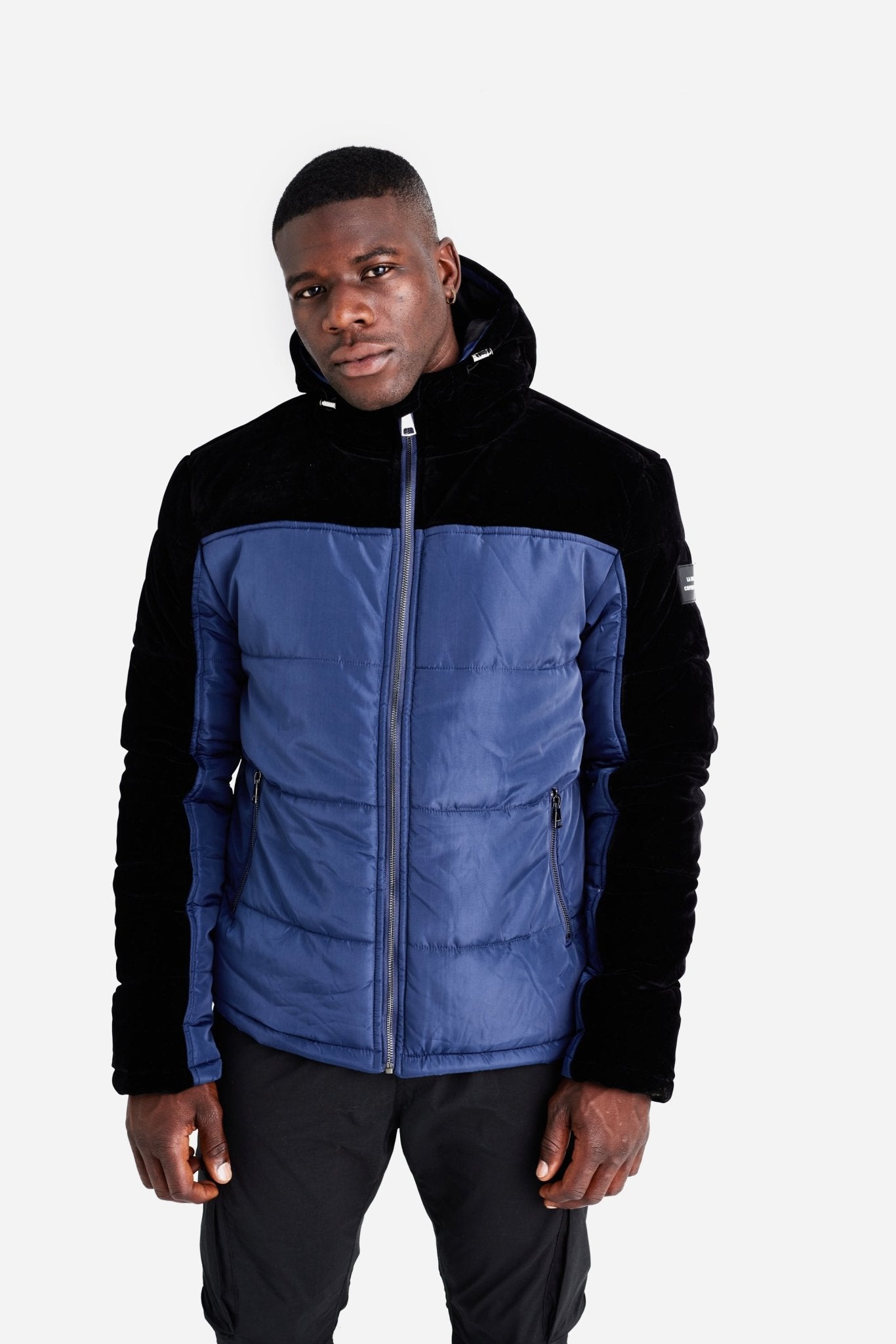 DOWN JACKET - Blue Velvet - LA ROSA