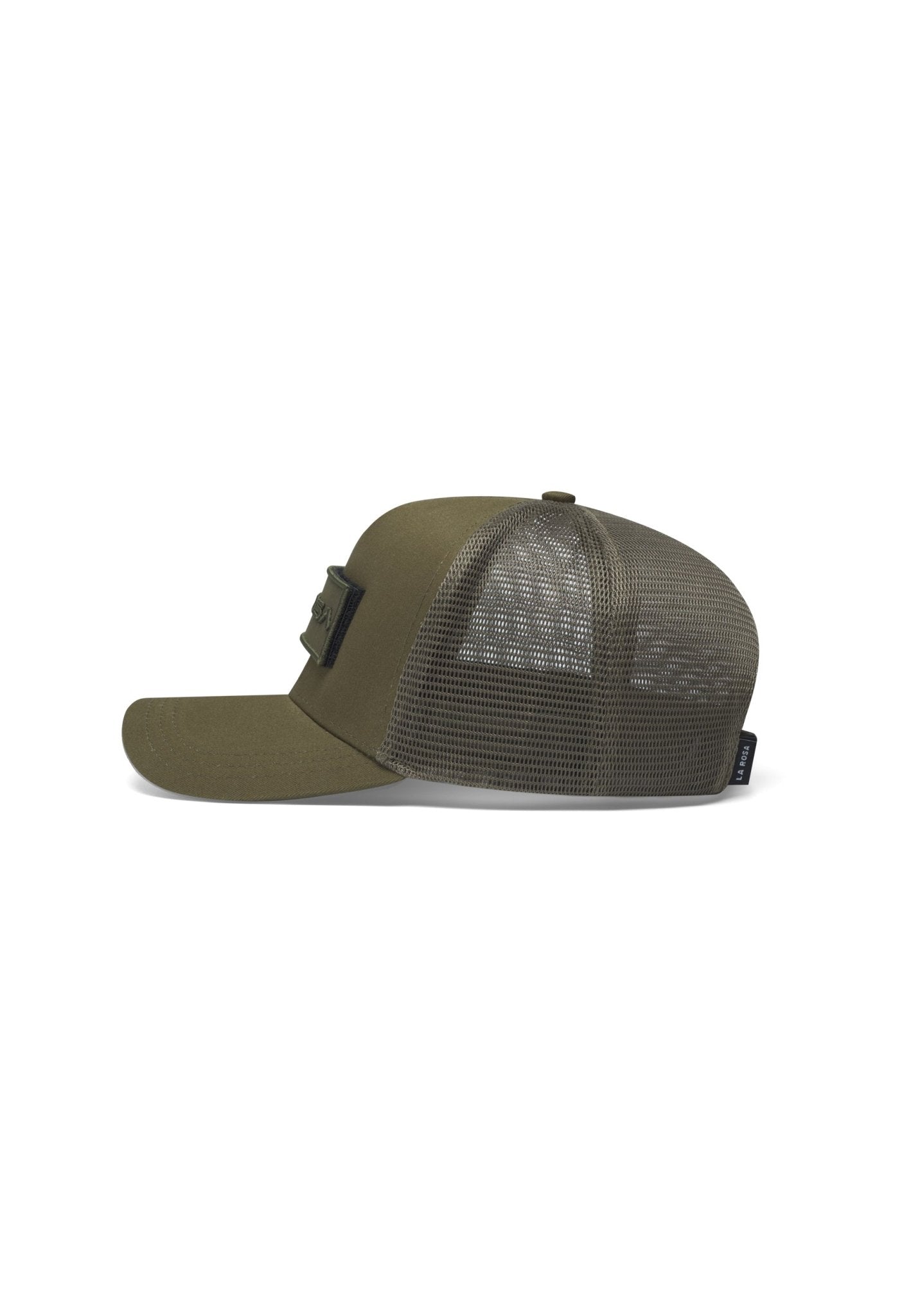 LA ROSA 'BADGE TRUCKER' BASEBALL CAP - GREEN - LA ROSA