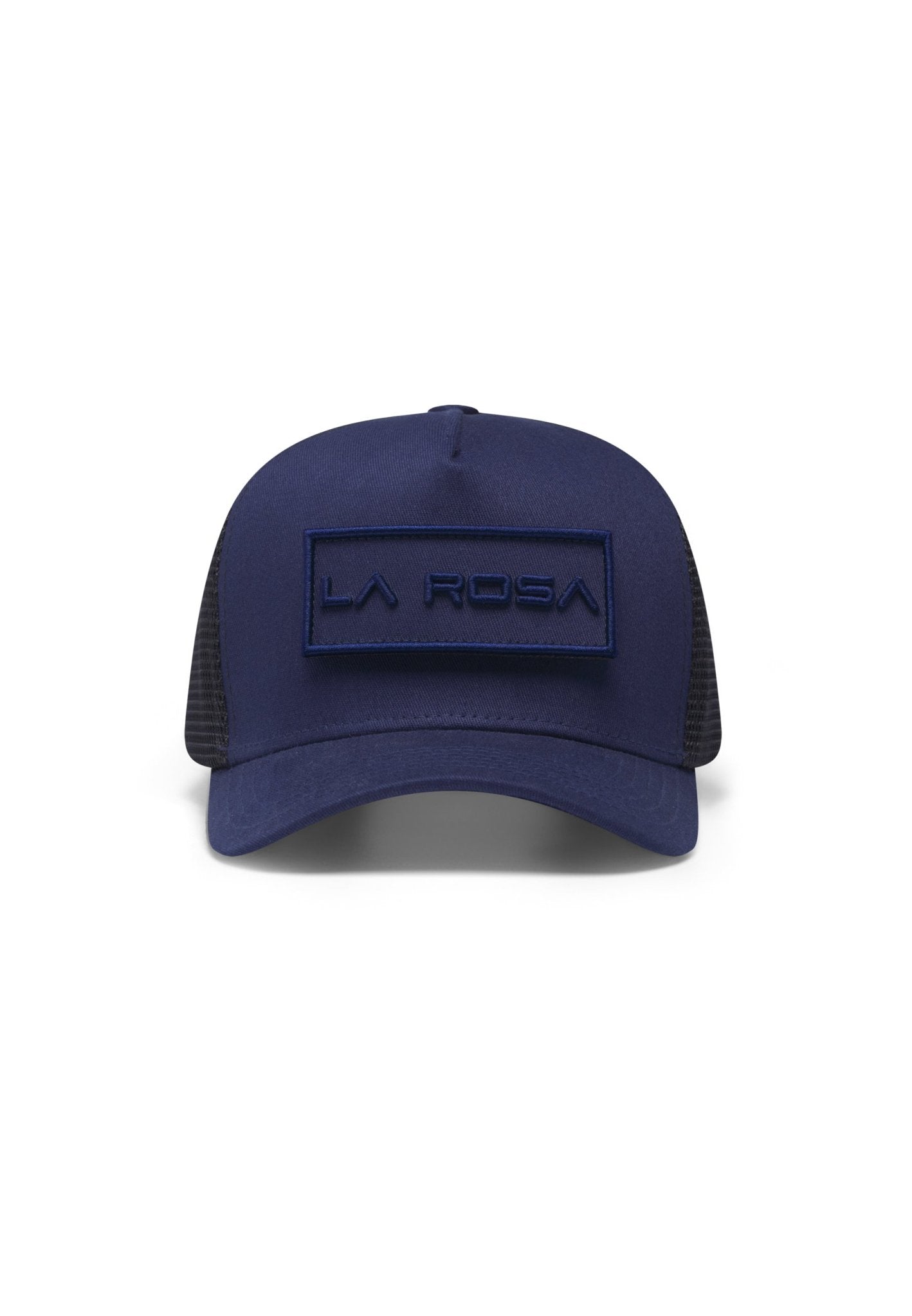 LA ROSA 'BADGE TRUCKER' BASEBALL CAP - NAVY BLUE - LA ROSA