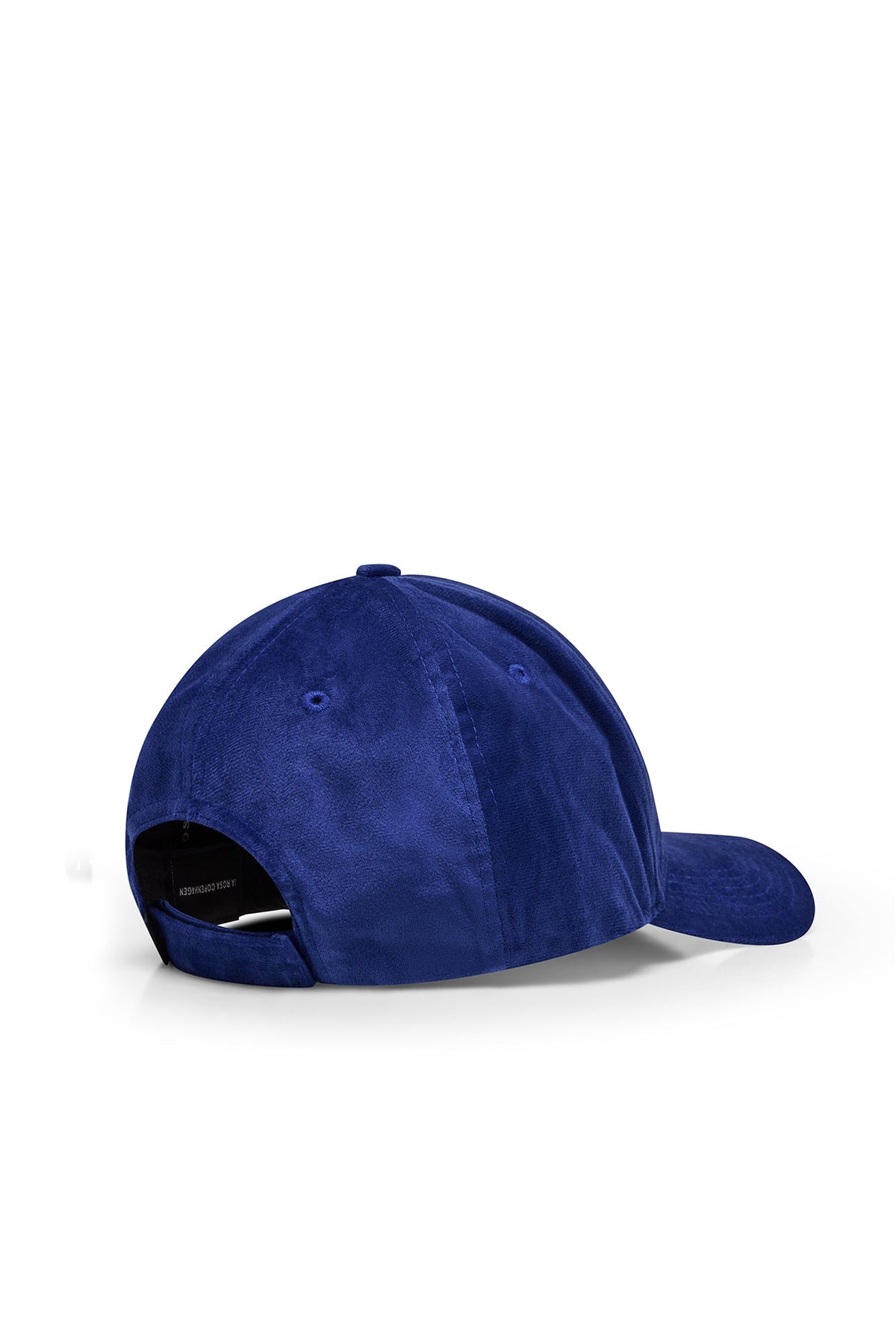 LA ROSA 'BLUEY' SUEDE BASEBALL CAP - BLUE - LA ROSA