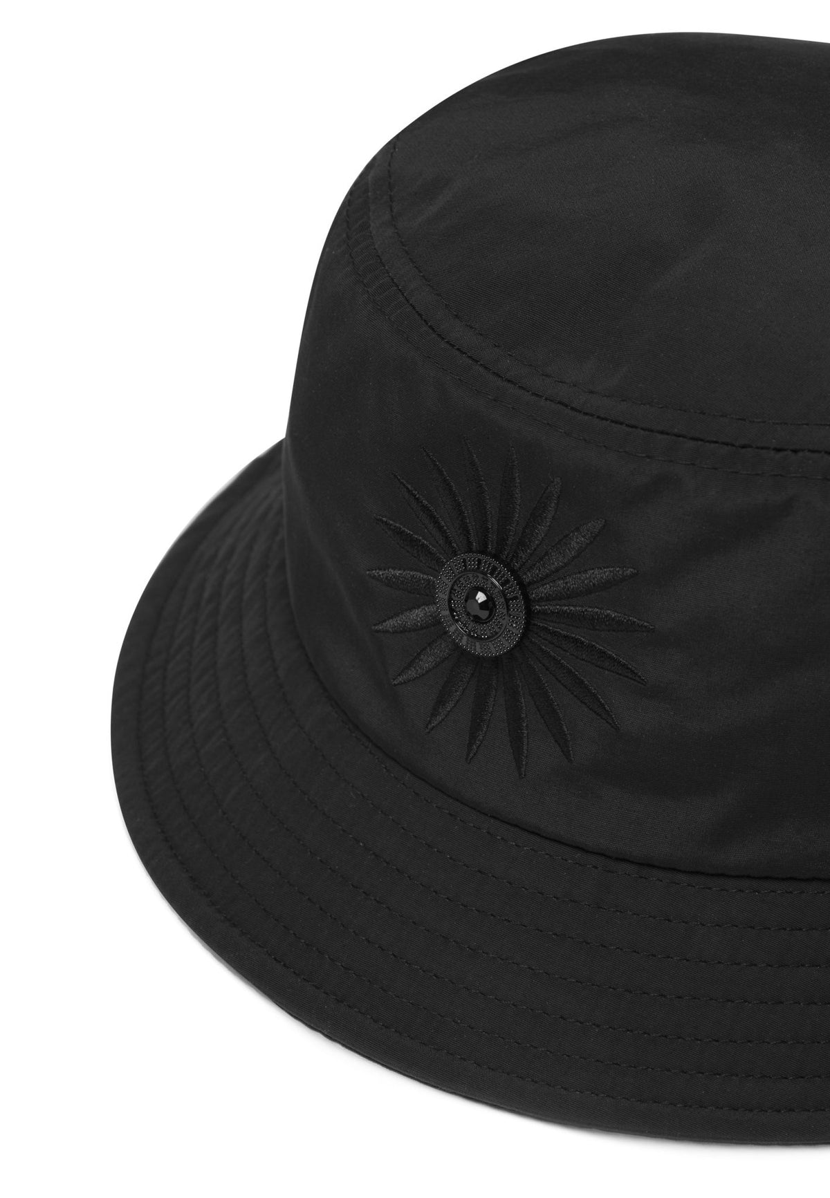 LA ROSA 'DAISY' BUCKET HAT - ALL BLACK - LA ROSA