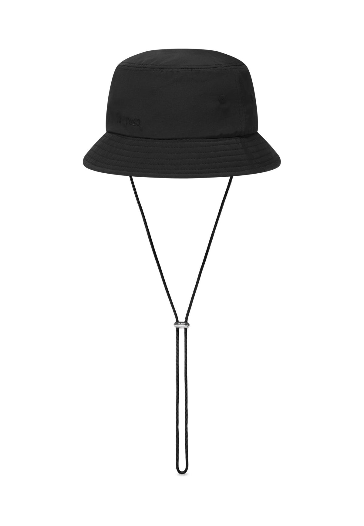 LA ROSA 'DAISY' BUCKET HAT - ALL BLACK - LA ROSA