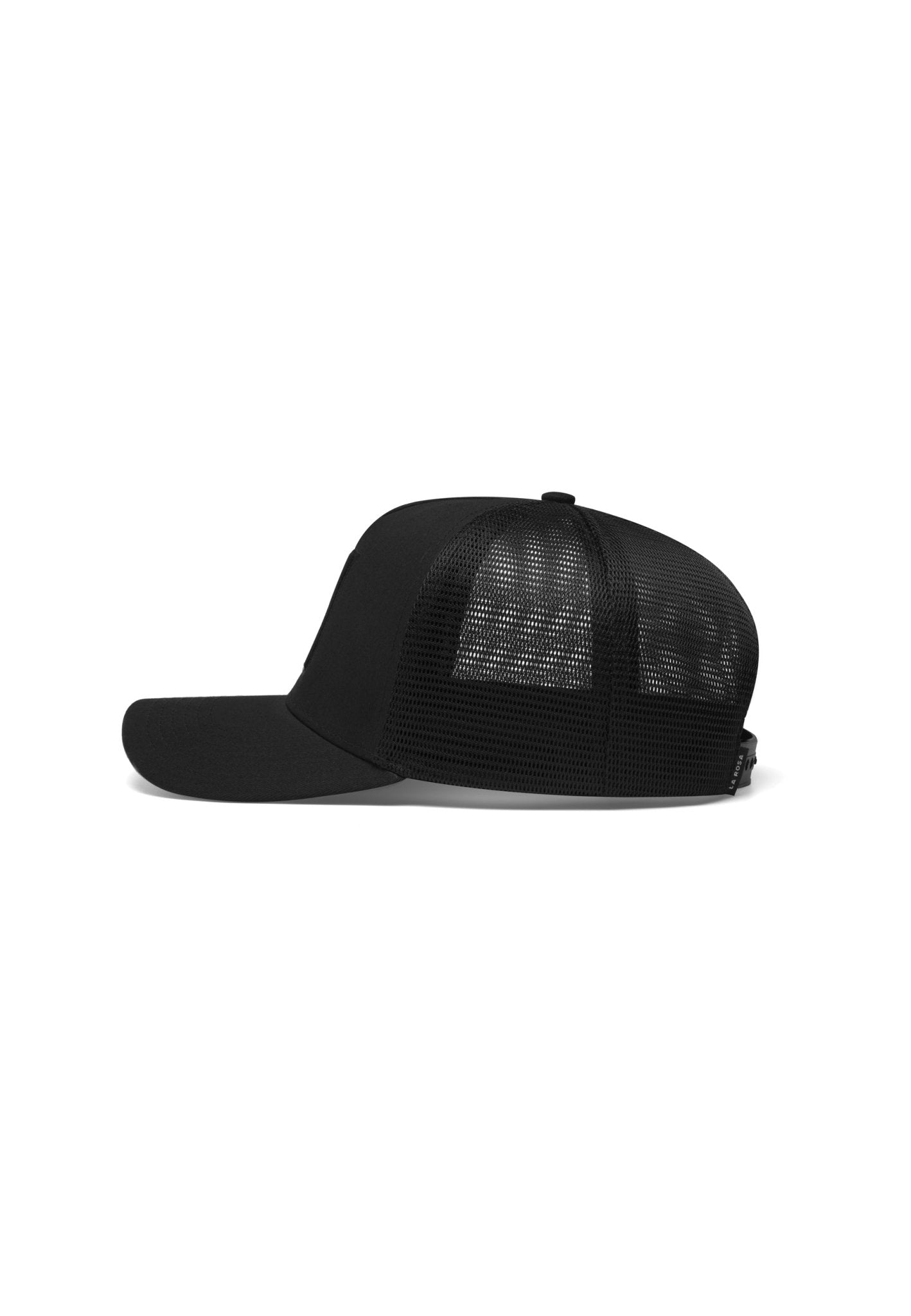 LA ROSA 'MOLINEUX' TRUCKER CAP - BLACK RED - LA ROSA