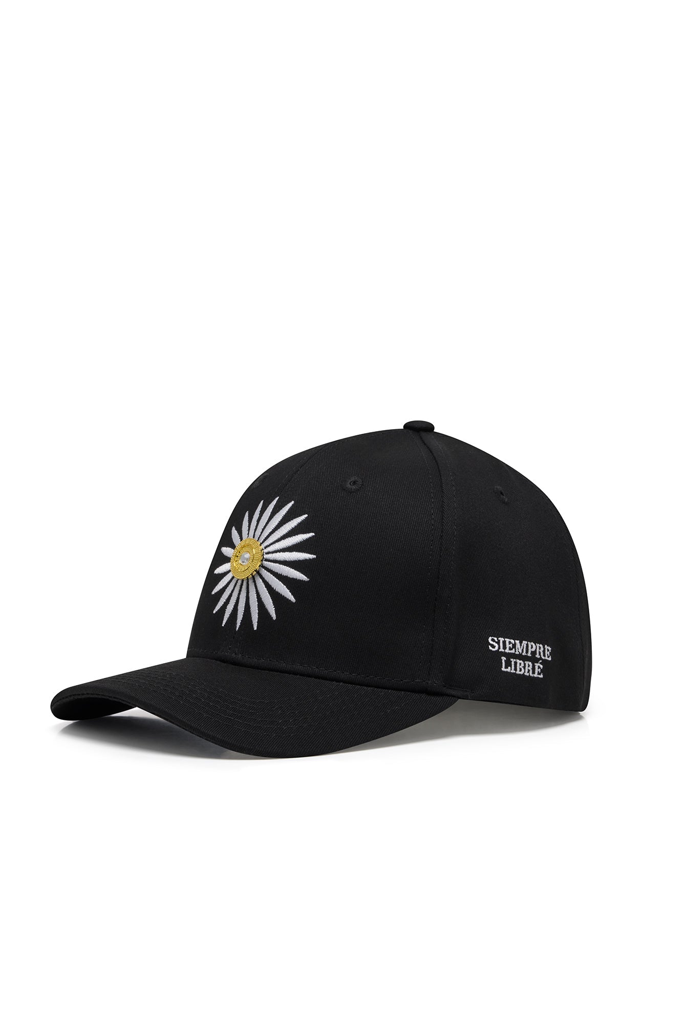 LA ROSA 'SIEMPRE LIBRÉ BASEBALL CAP - BLACK - LA ROSA